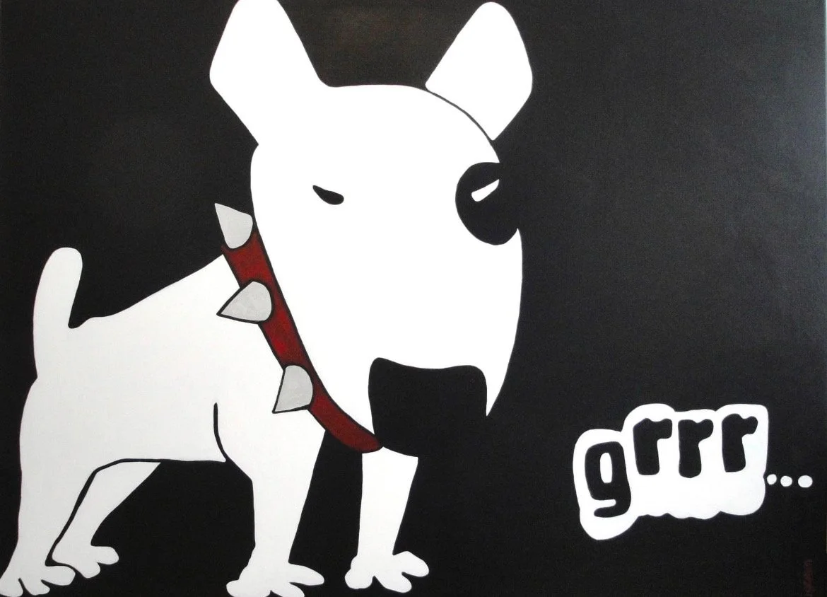 GRRR 40x30 Acrylic On Canvas - Please Inquire