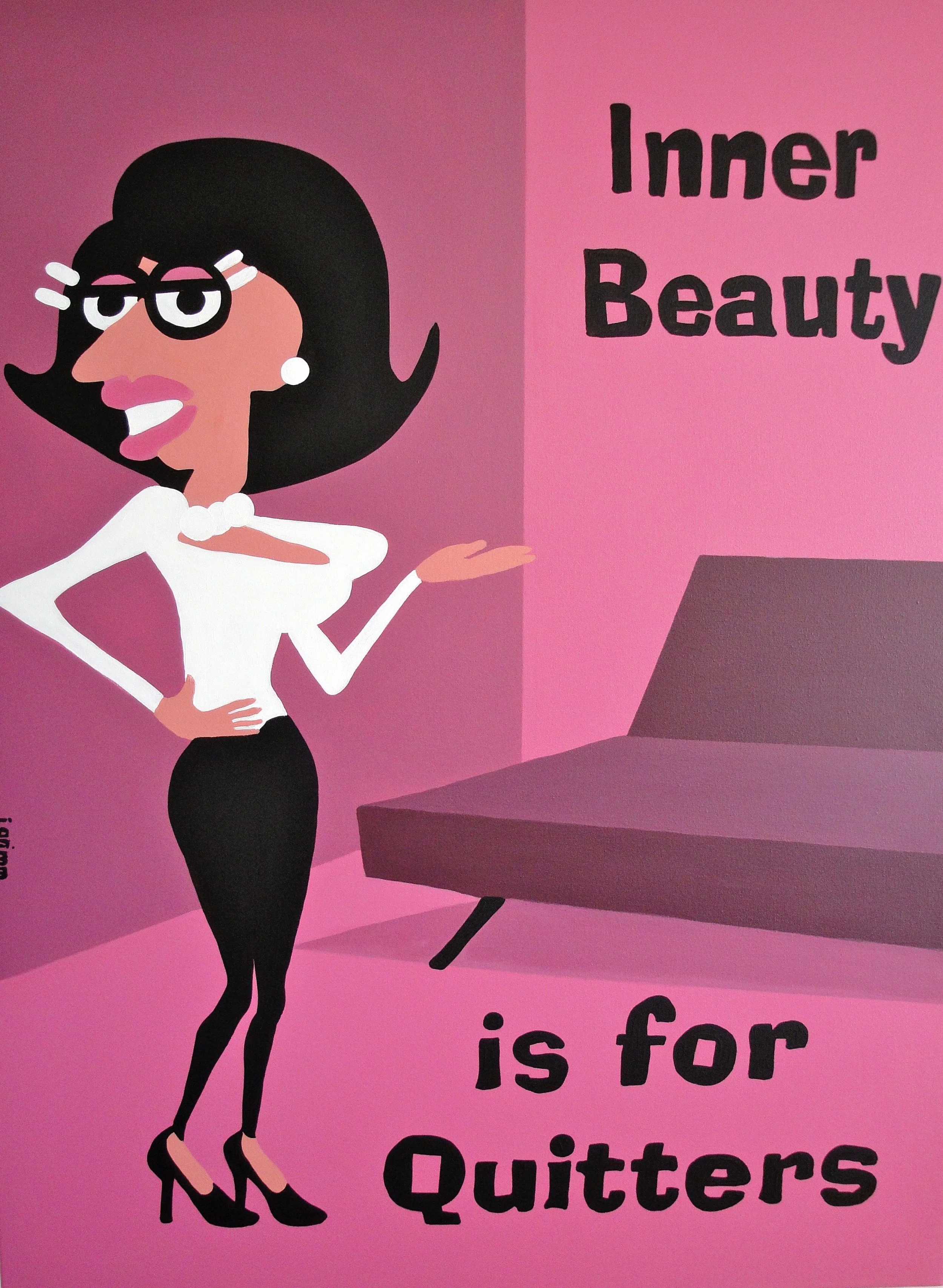 Inner Beauty 40x30x2 Acrylic On Canvas - $3200