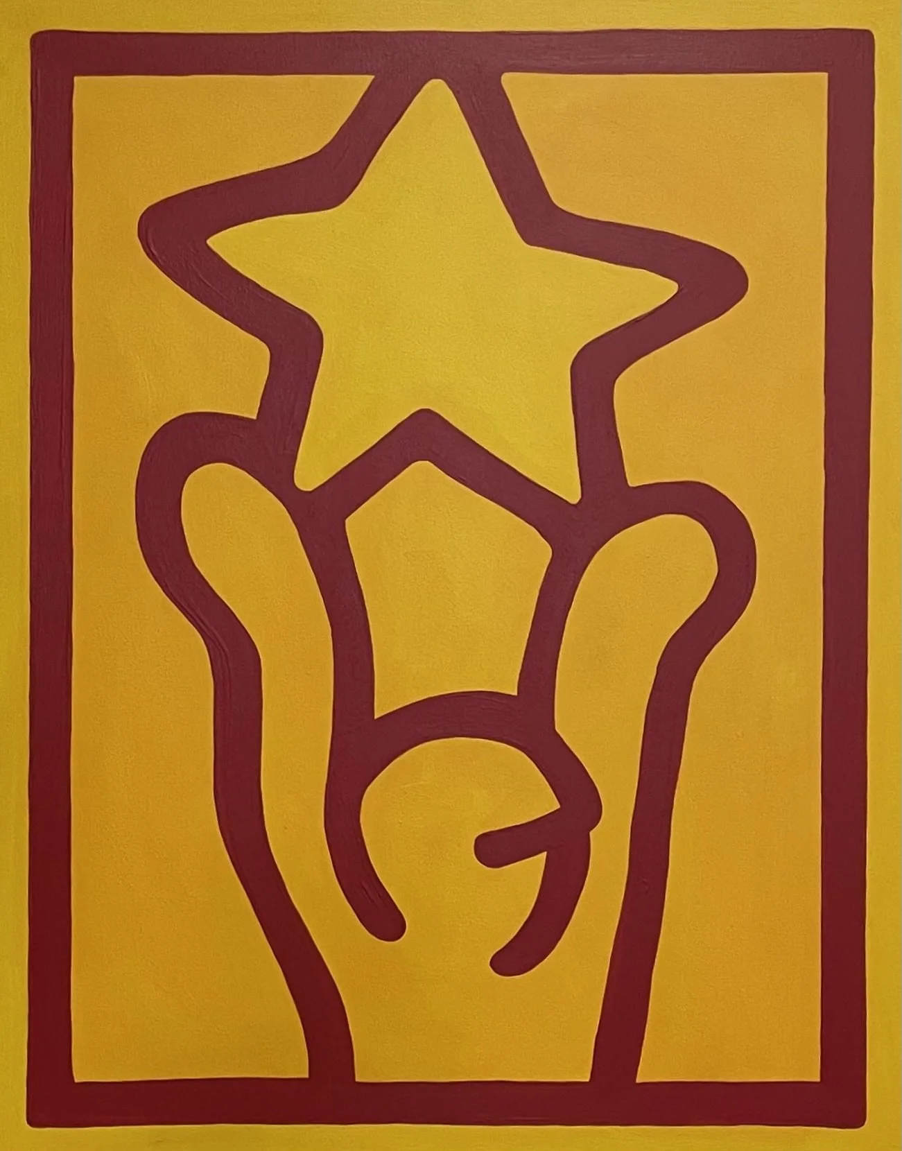 STARGUY 24x30 Acrylic On Canvas - $650