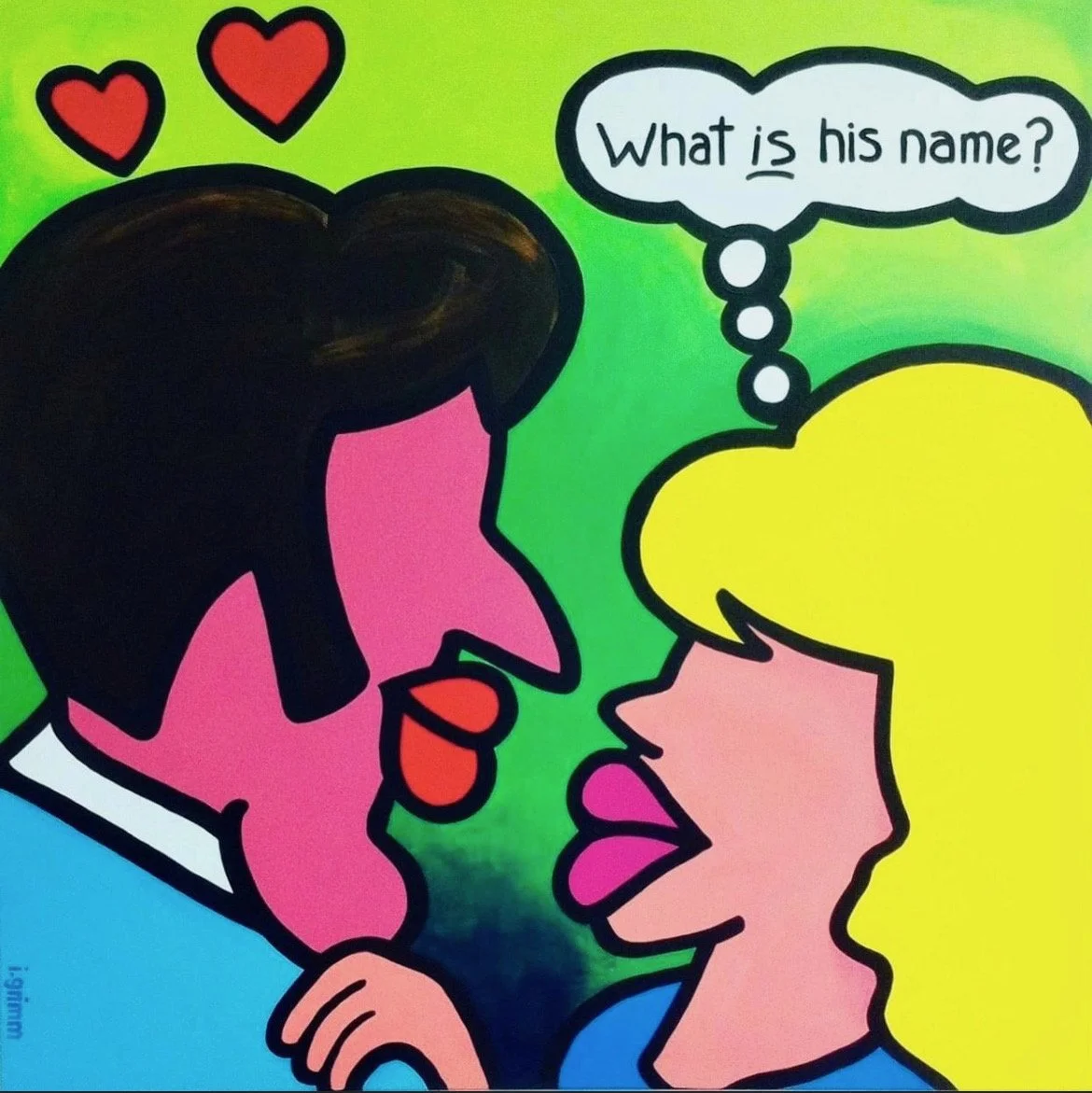 What Is His Name 36x36x1 Acrylic On Canvas - Please Inquire