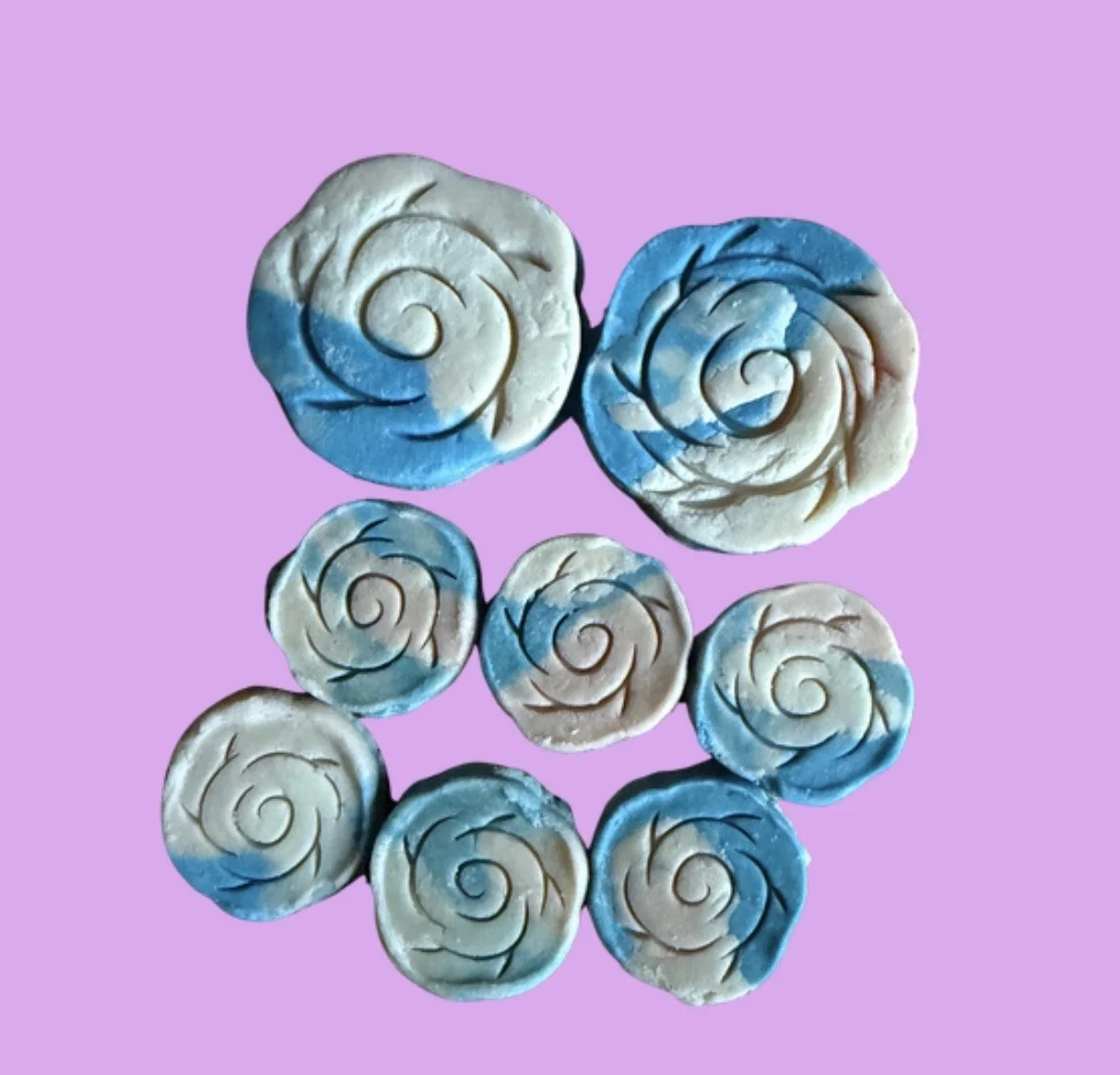 Trans Flag Goat Milk Roses