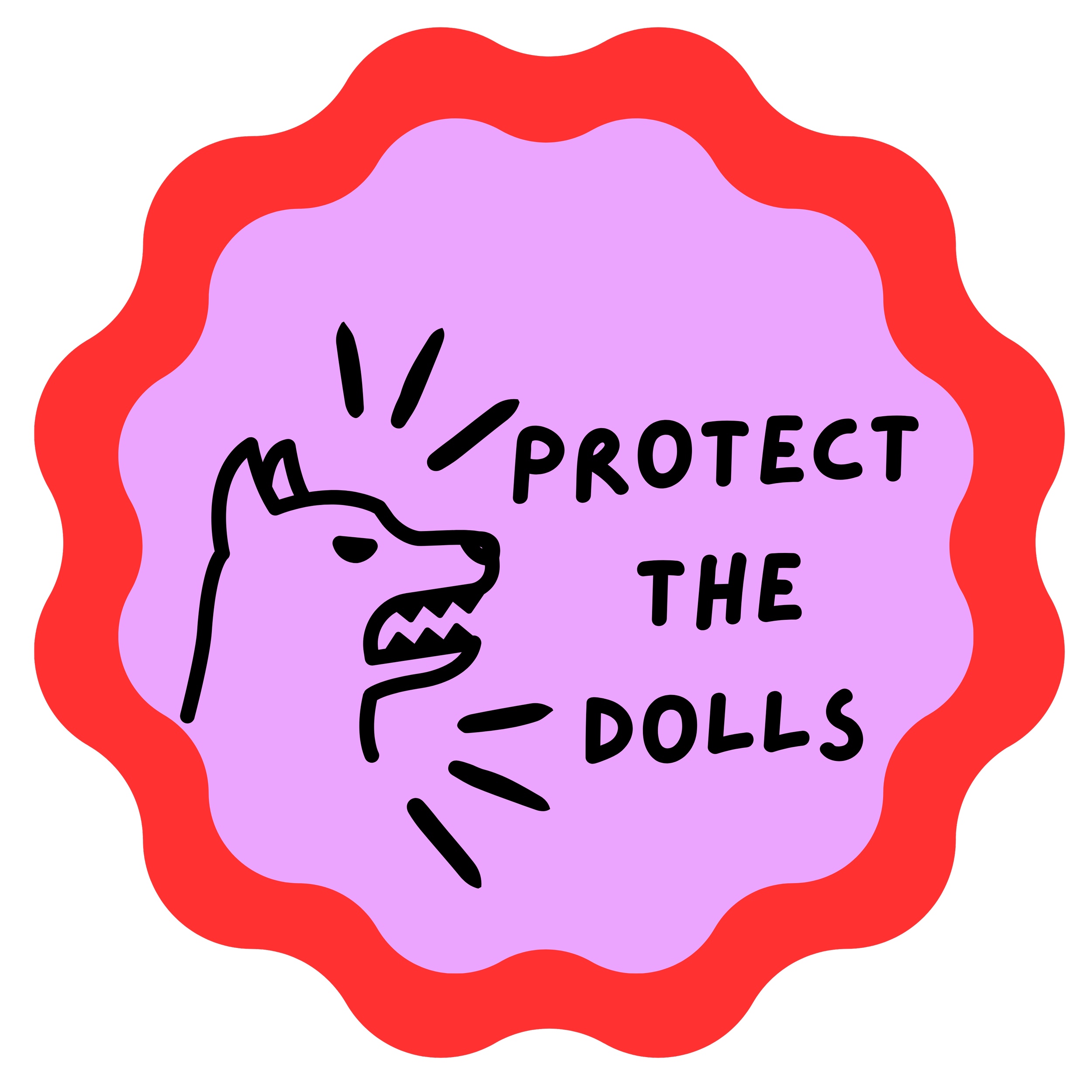 Protect The Dolls Snactivist Cookies