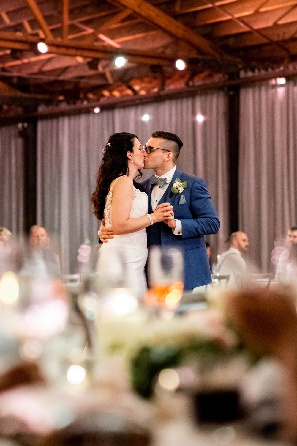 Alex Maldonado Photography | Chicago Wedding Photographer | bride and groom first dance at rockwell on the river.jpg