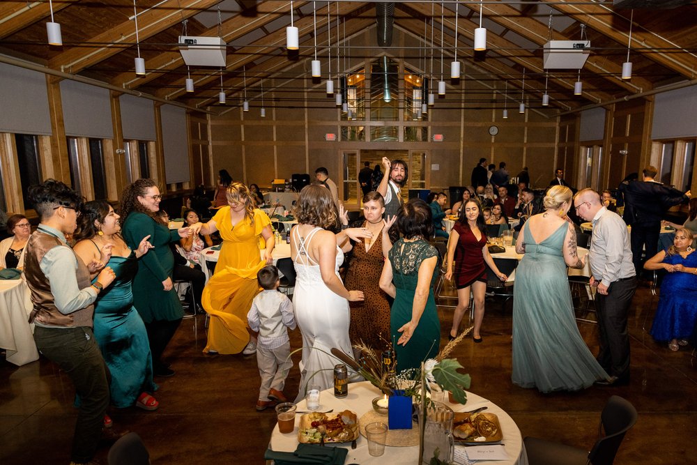 Alex Maldonado Photography | Chicago Wedding Photographer | Four Rivers Environmental Education Center reception dancefloor.jpg