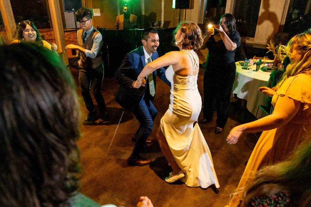 Alex Maldonado Photography | Chicago Wedding Photographer | Four Rivers Environmental Education Center reception party dancing.jpg