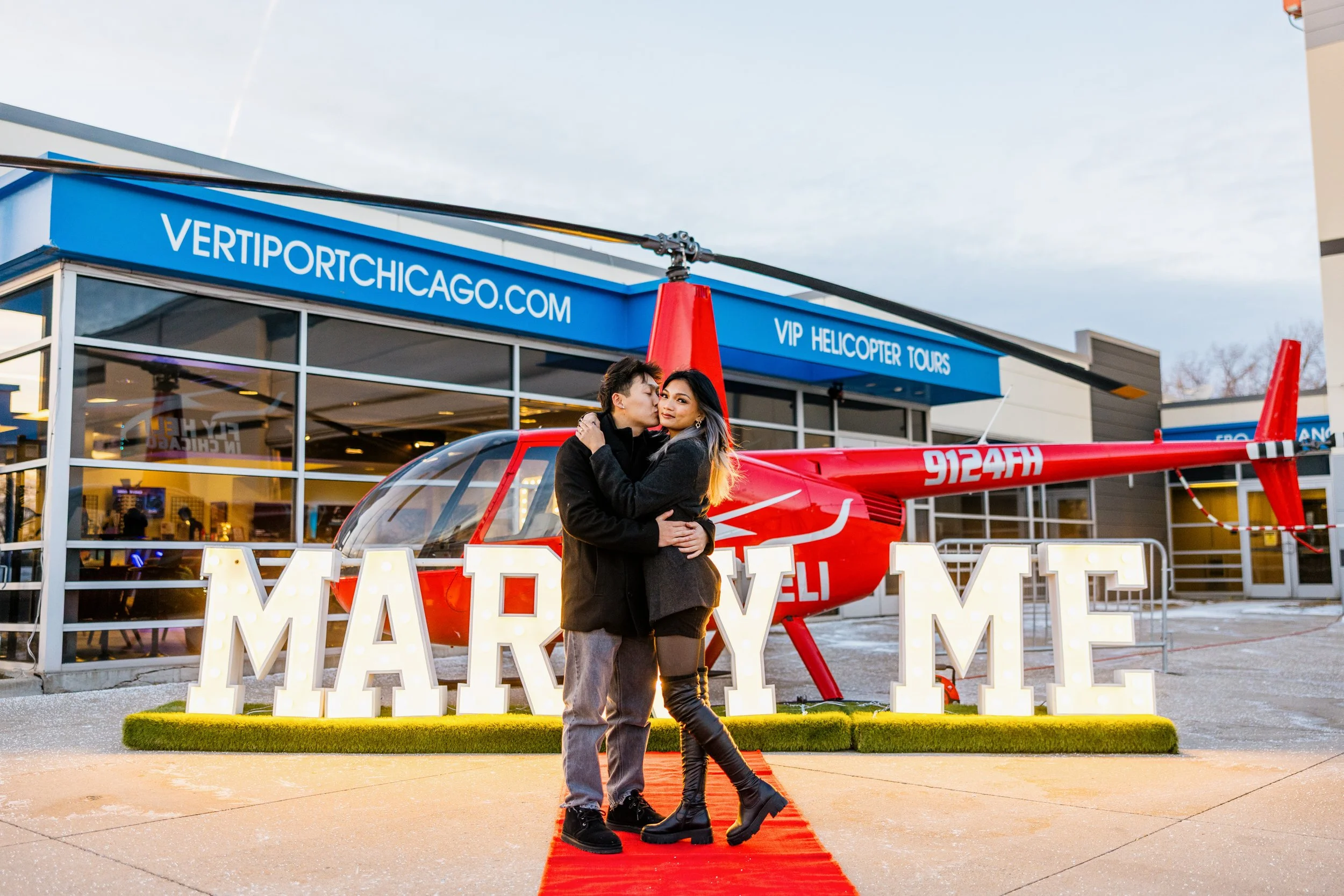 Daniel + Angelica | Fly Heli in Chicago