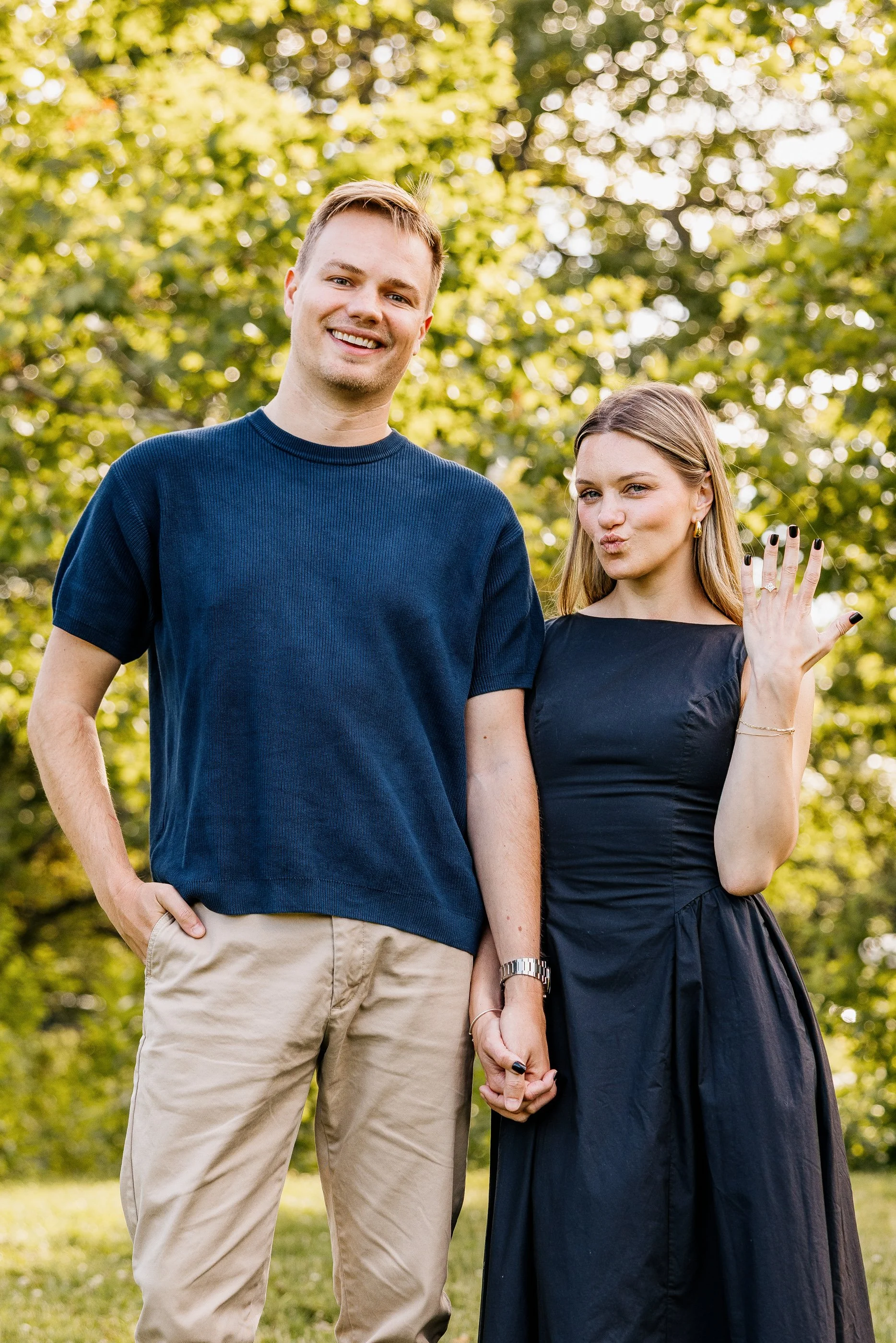 Nick + Alayna | Bridge Over South Pond | Nature Boardwalk