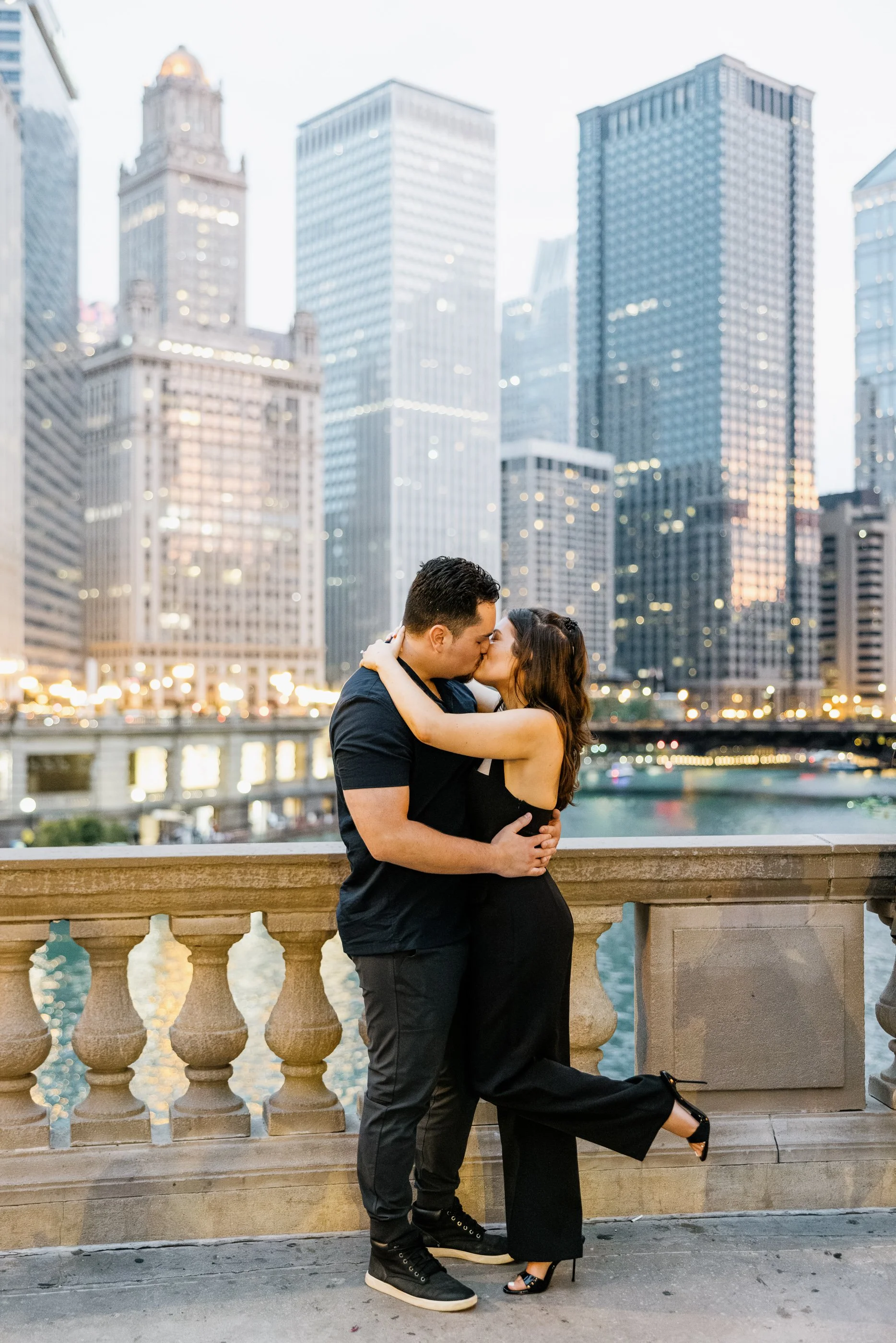 Alex Maldonado Photography- Charles + Jordyn - Wrigley Building Engagement Proposal at night 260628-15.jpg