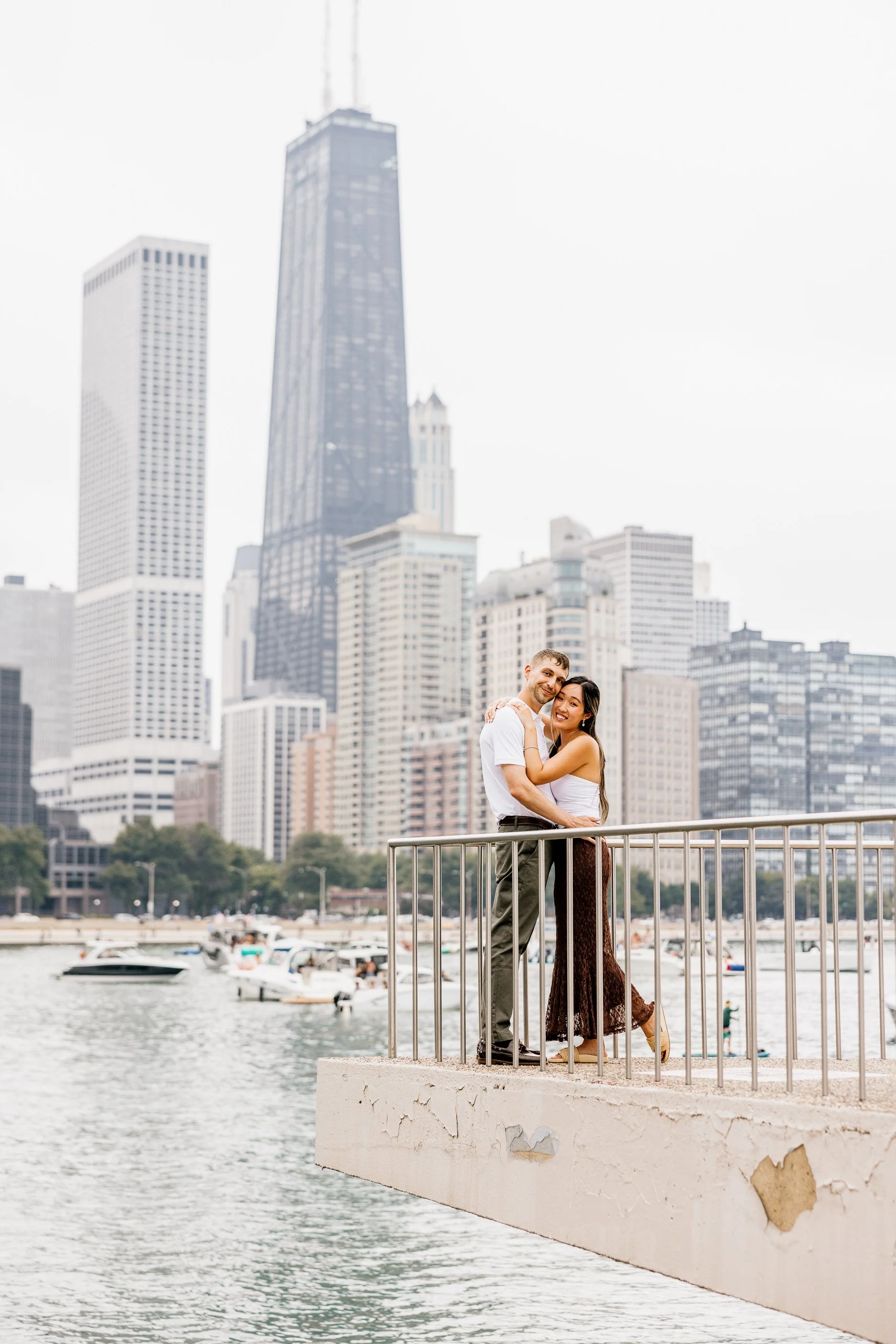 Mike + Jean | Milton Lee Olive Park | Ohio Street Beach