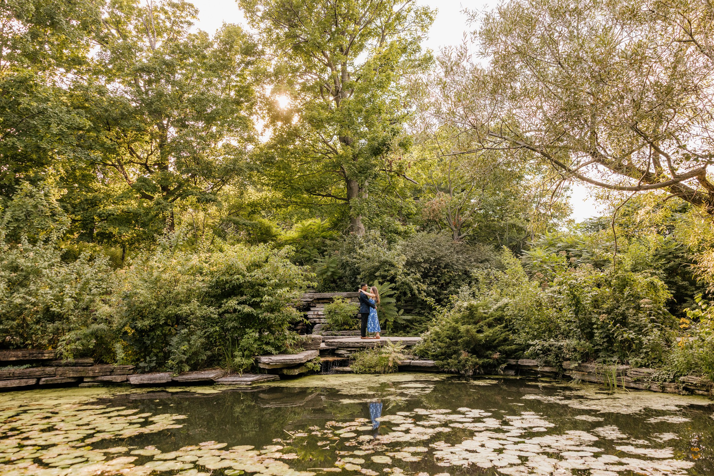 Joshua + Megan | Alfred Caldwell Lily Pool