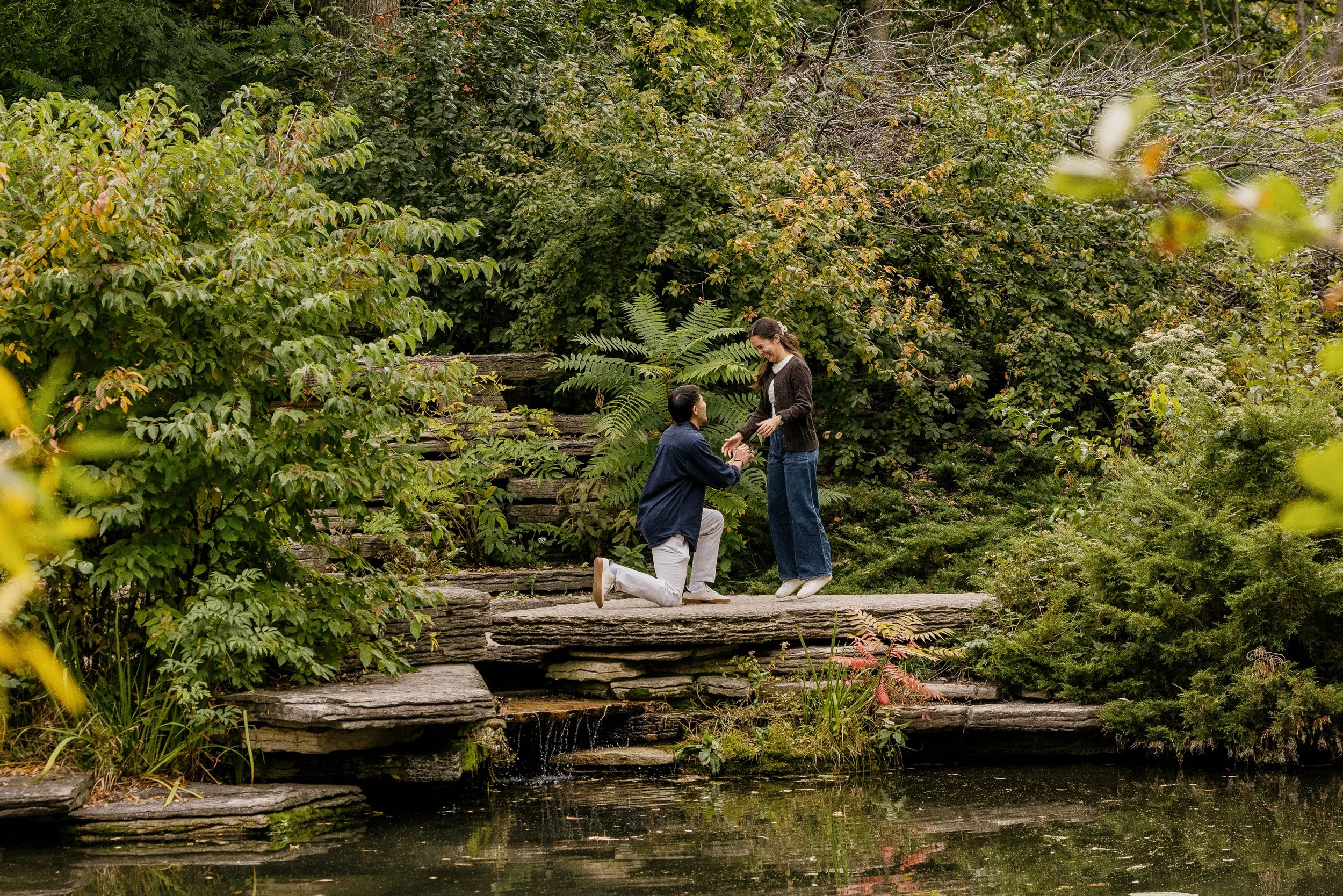 Troy + Michelle | Alfred Caldwell Lily Pool