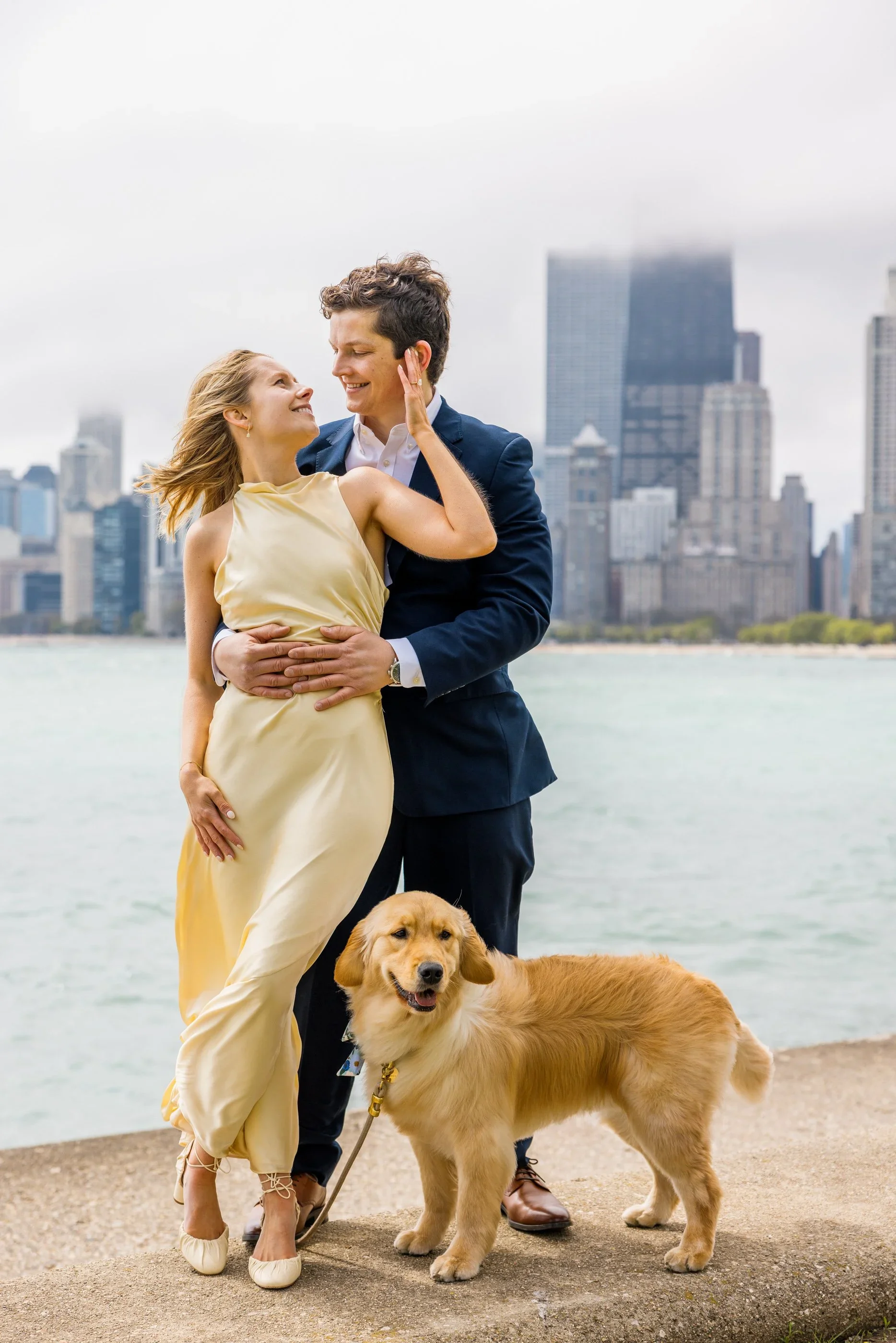 Pet Photographer for engagements and proposals
