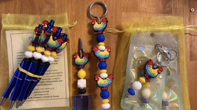 This was a fun one! Zoe loved getting to make these to show our support for @roostersofogunquit. We encourage you to check out their story.
