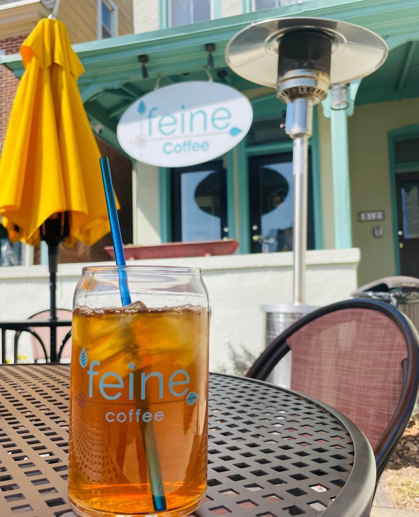 We have the cutest metallic straws and mason jars for sale! Rep Feine wherever you go and stop by for your favorite iced drink!⁠
⁠
#drinkfeine #coffee #icedtea #metalstraw ⁠
#espresso #specialtycoffee #coffeelover #coffeeshop
