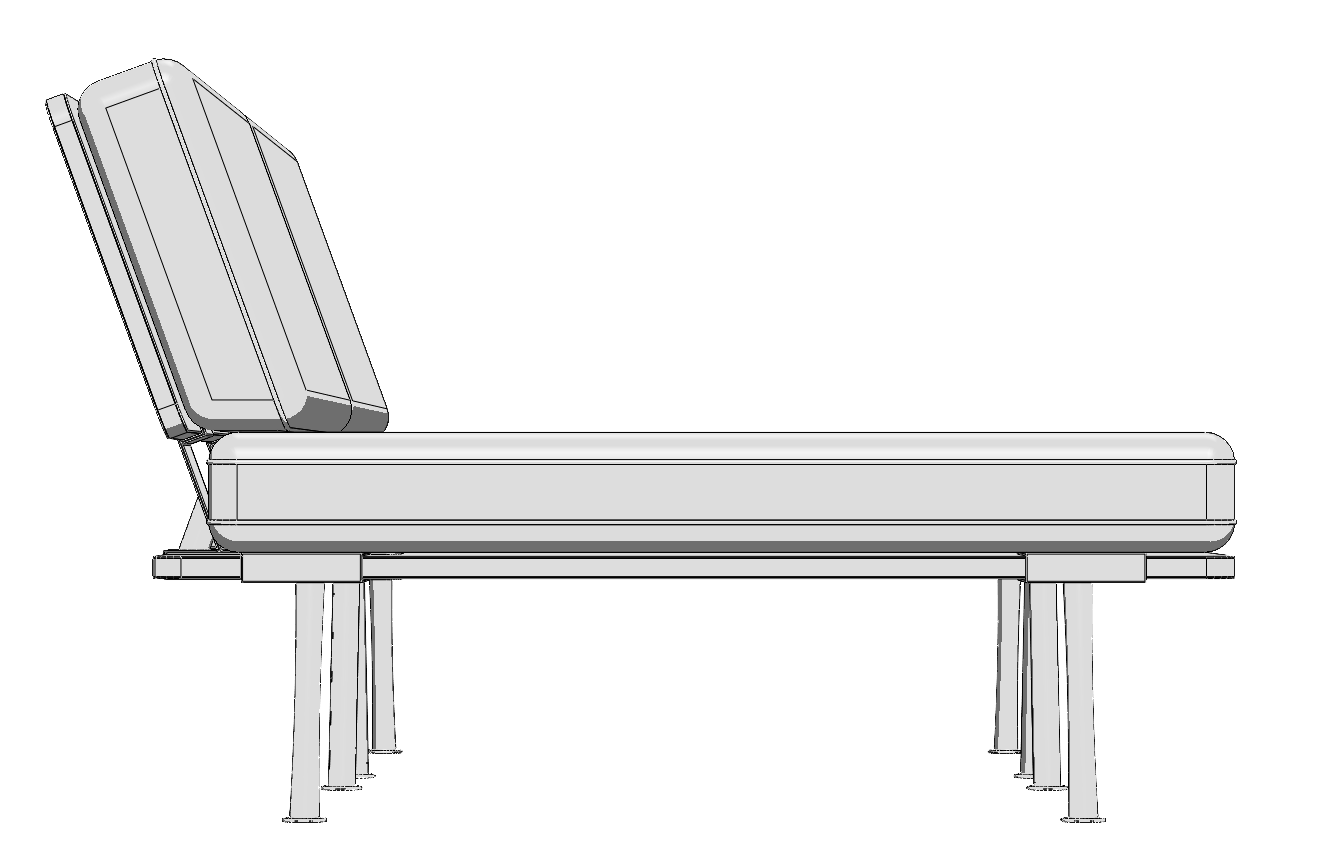 the seating position creates a sense of nesting, with a deep bottom cushion