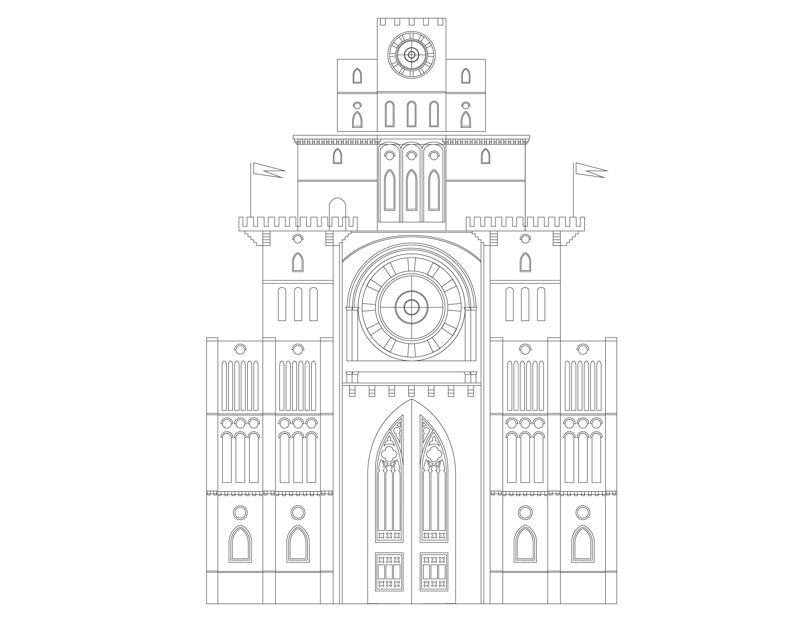 Front Exterior Elevation