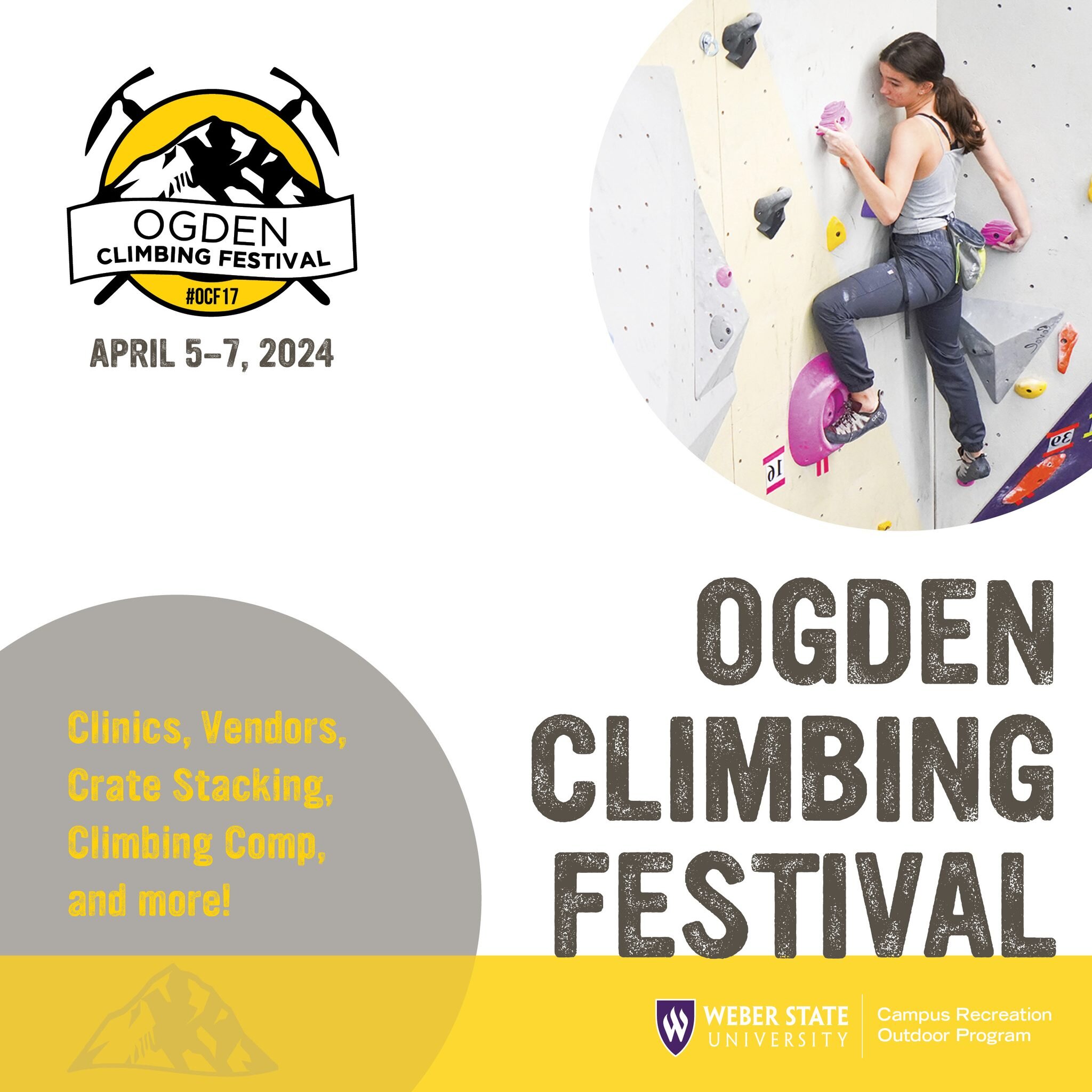 SLAQC is heading back to the OCF!

We're super excited to once again partner with @wsuoutdoorprogram and @ogdenclimbingfestival to bring LGBTQ+ learning spaces to build technical skill in our queer climbing community! We've heard interest from our co
