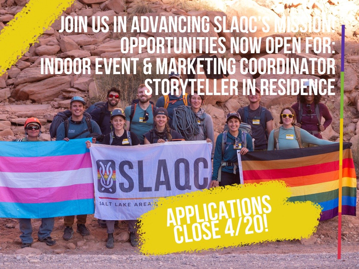 HELP ADVANCE SLAQC'S MISSION - APPLICATIONS CLOSE 4/20! 

Did you miss this?! We're excited to be recruiting for some additional capacity in roles that are aligned with our 2024 strategic aims, namely: continuing/expanding our weekly meetups and ampl