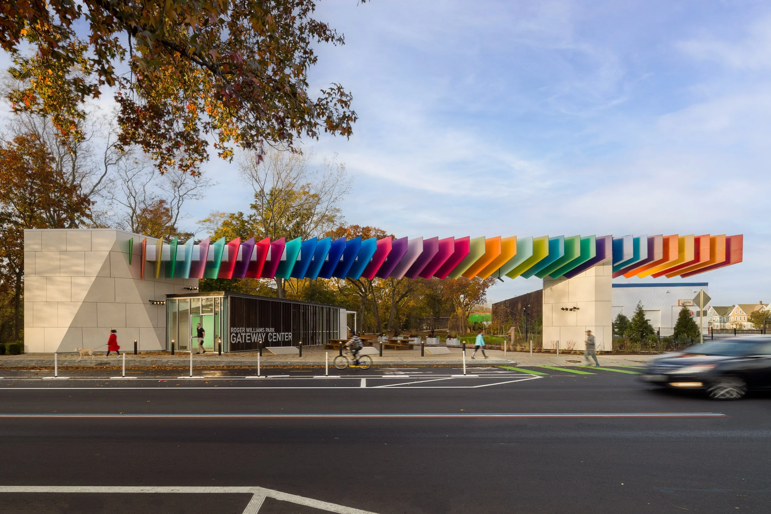 Roger Williams Park Gateway Center in Providence, Rhode Island, designed by INFORM Studio