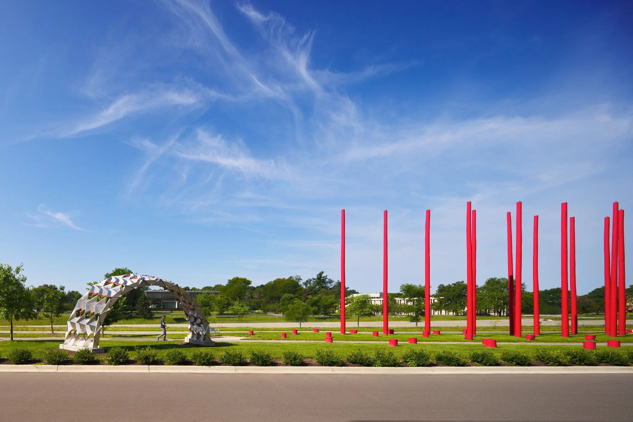 Red Pole Park in Southfield, Michigan