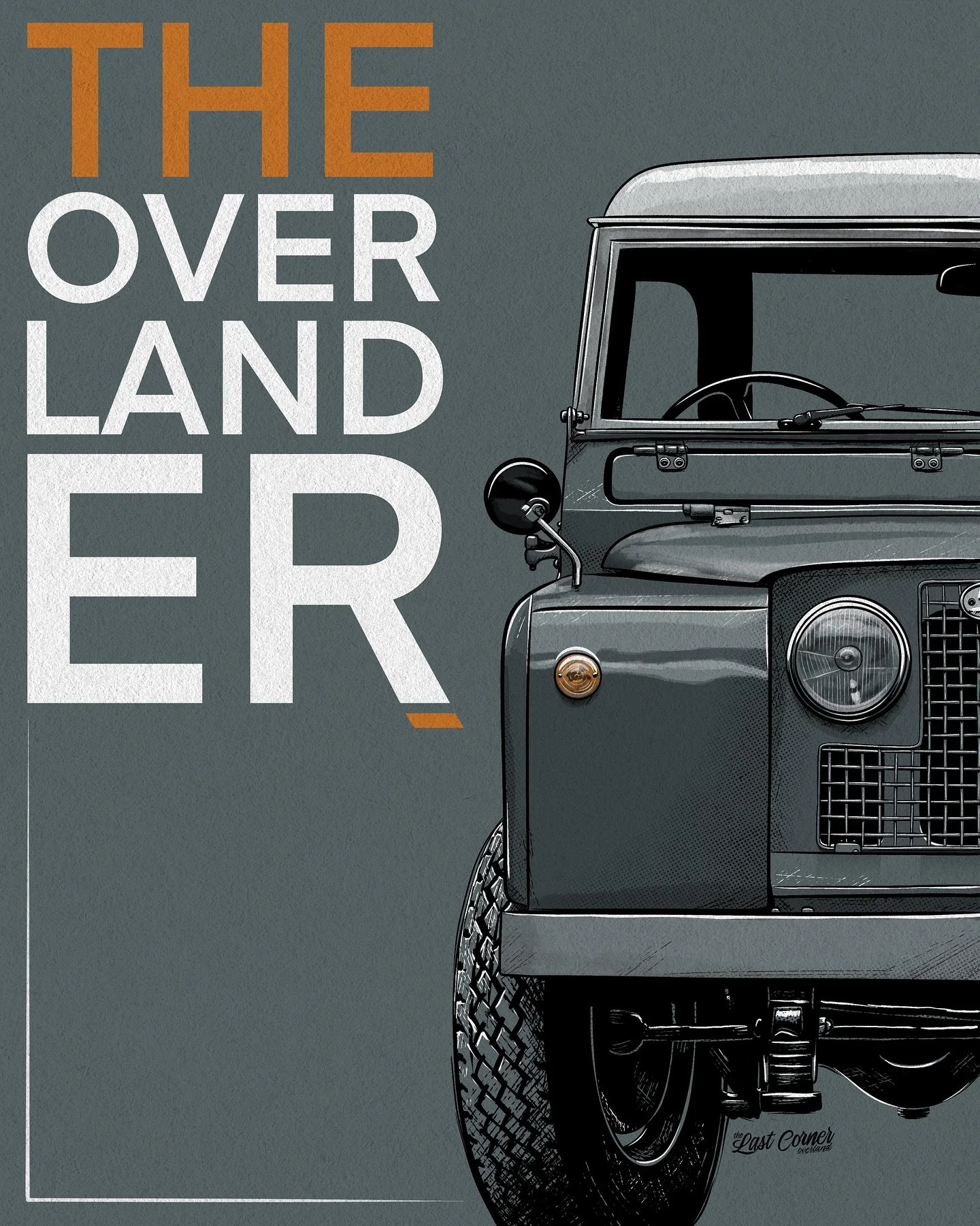 THEoverlander #landrover #series2 #IIseries #defender #vintage #illustration #handmade #overland #adventure #vehicule @coolnvintage @theldefender @defender.community @project88_international
