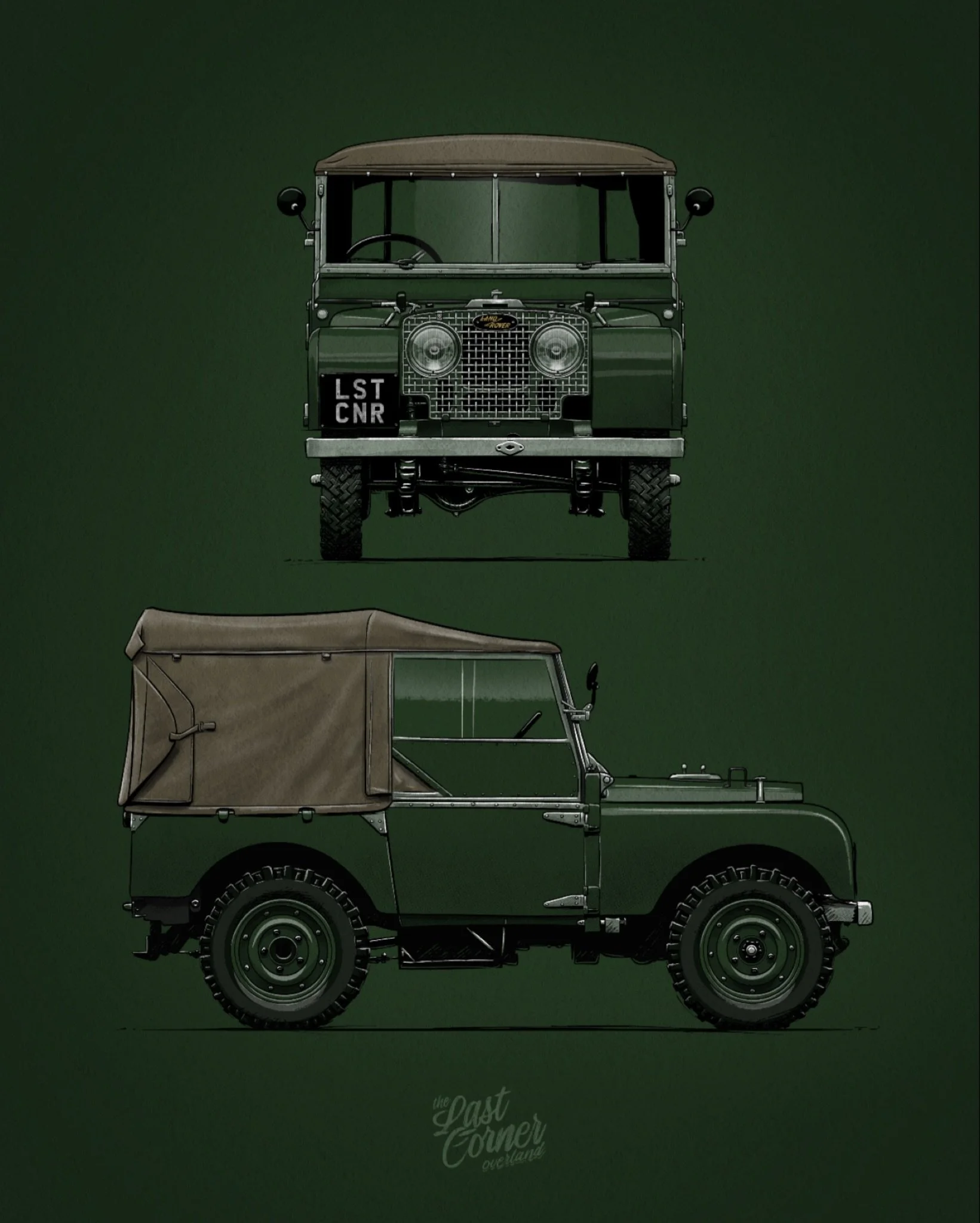 Series 1 Mark 1 80&rsquo;&rsquo; 1950 illustrated with love &amp; passion 😉
#landrover #series1 #landroverseries
@shaun_the_lamb_rover @vince_the_lander @land_rover_series_pics @landseries_france @landrover.classic @landroversoflondon @landrovercoll