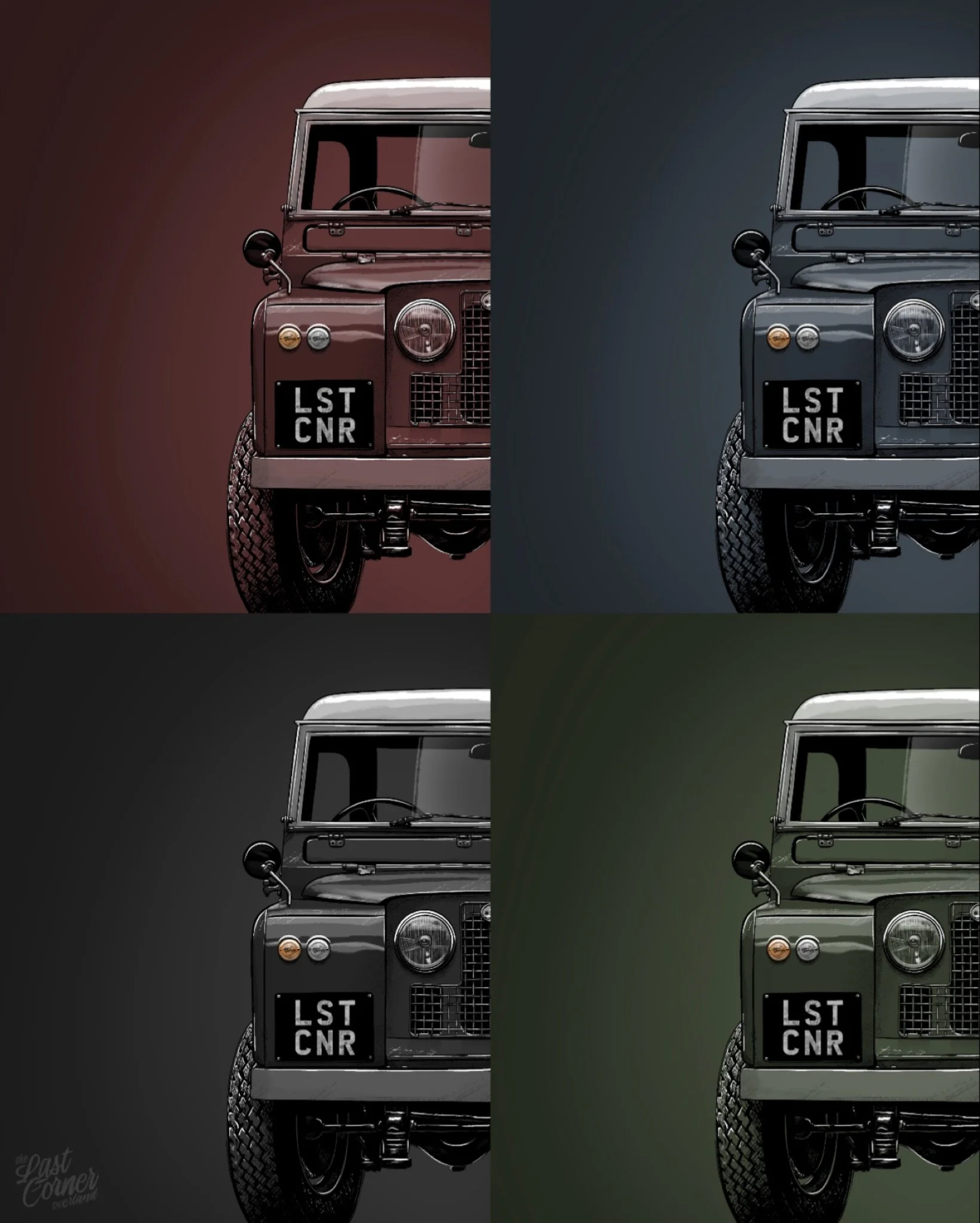 Testing colors, digital illustration... 😉
#landrover #series2 #overland
