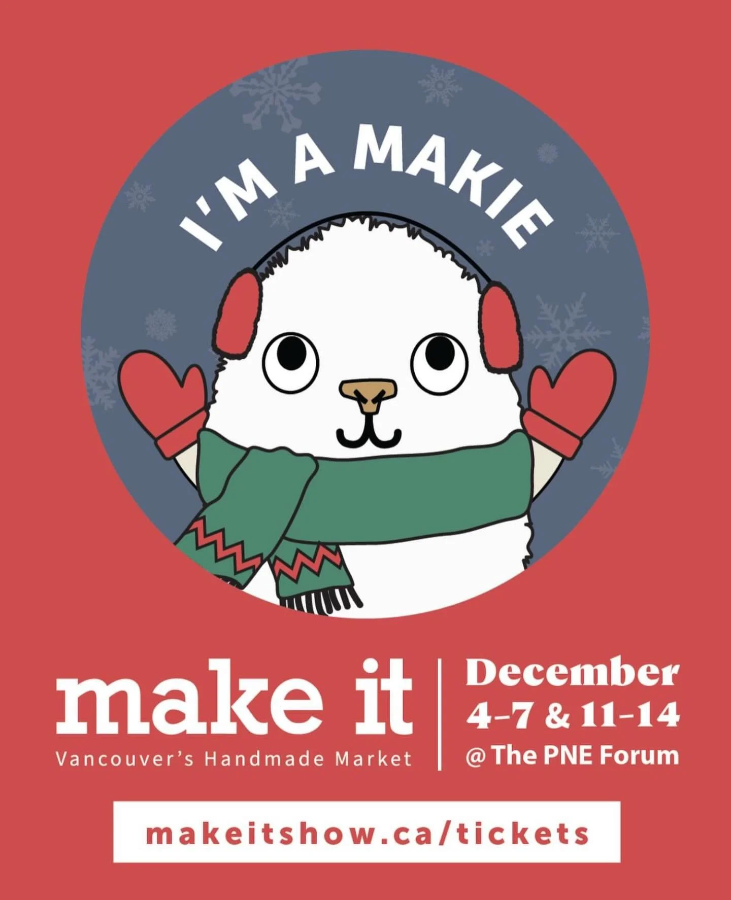 Guess what? After a 6 year hiatus I&rsquo;ve found myself a Makie again! Catch me and the gang at the PNE forum this weekend for a pretty special holiday experience. Let&rsquo;s kick the festivities into gear, folks! I&rsquo;m here for it.