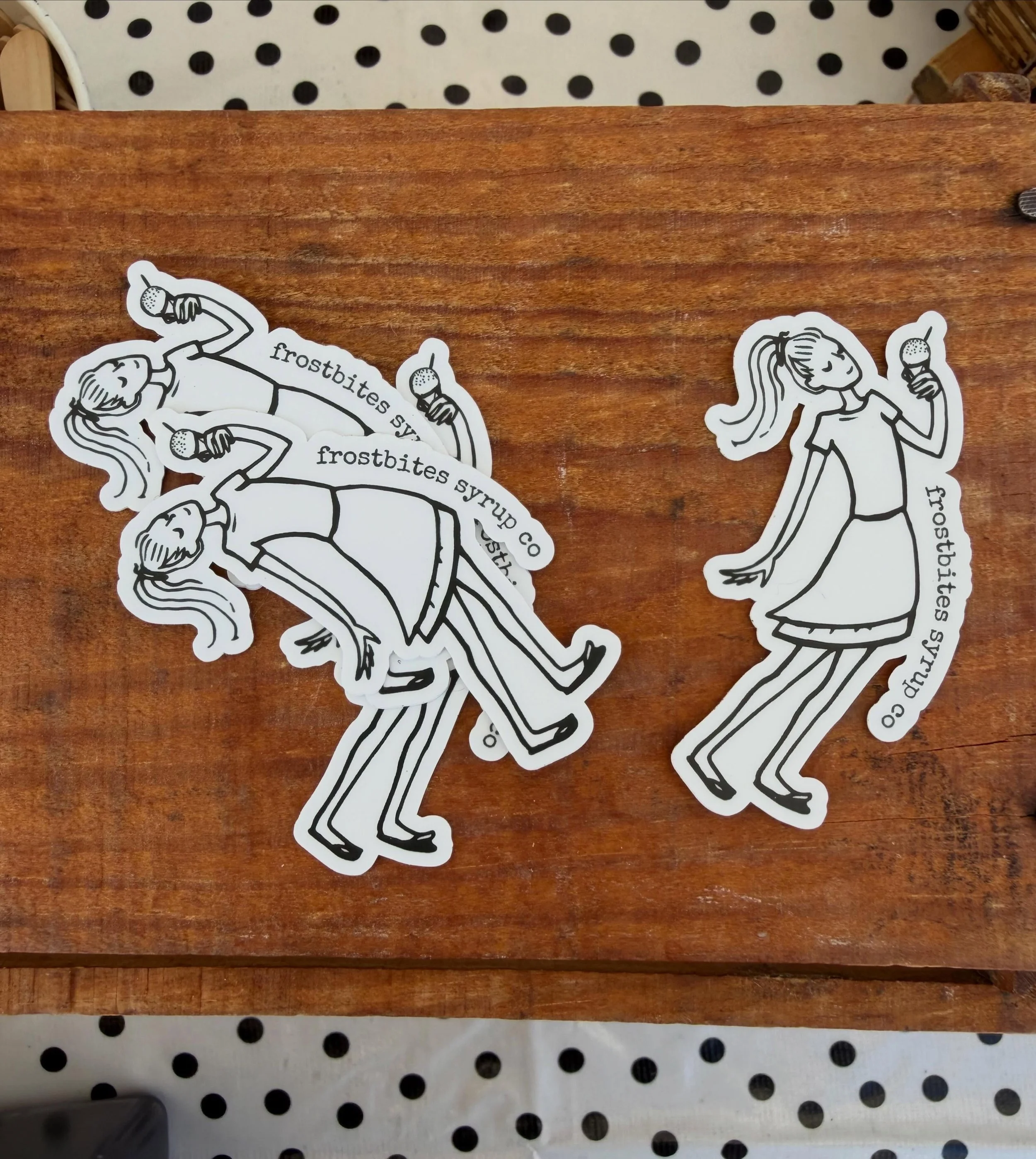 New stickers on the table!!! Limited edition - come and get them today at the @whistlerfarmersmarket