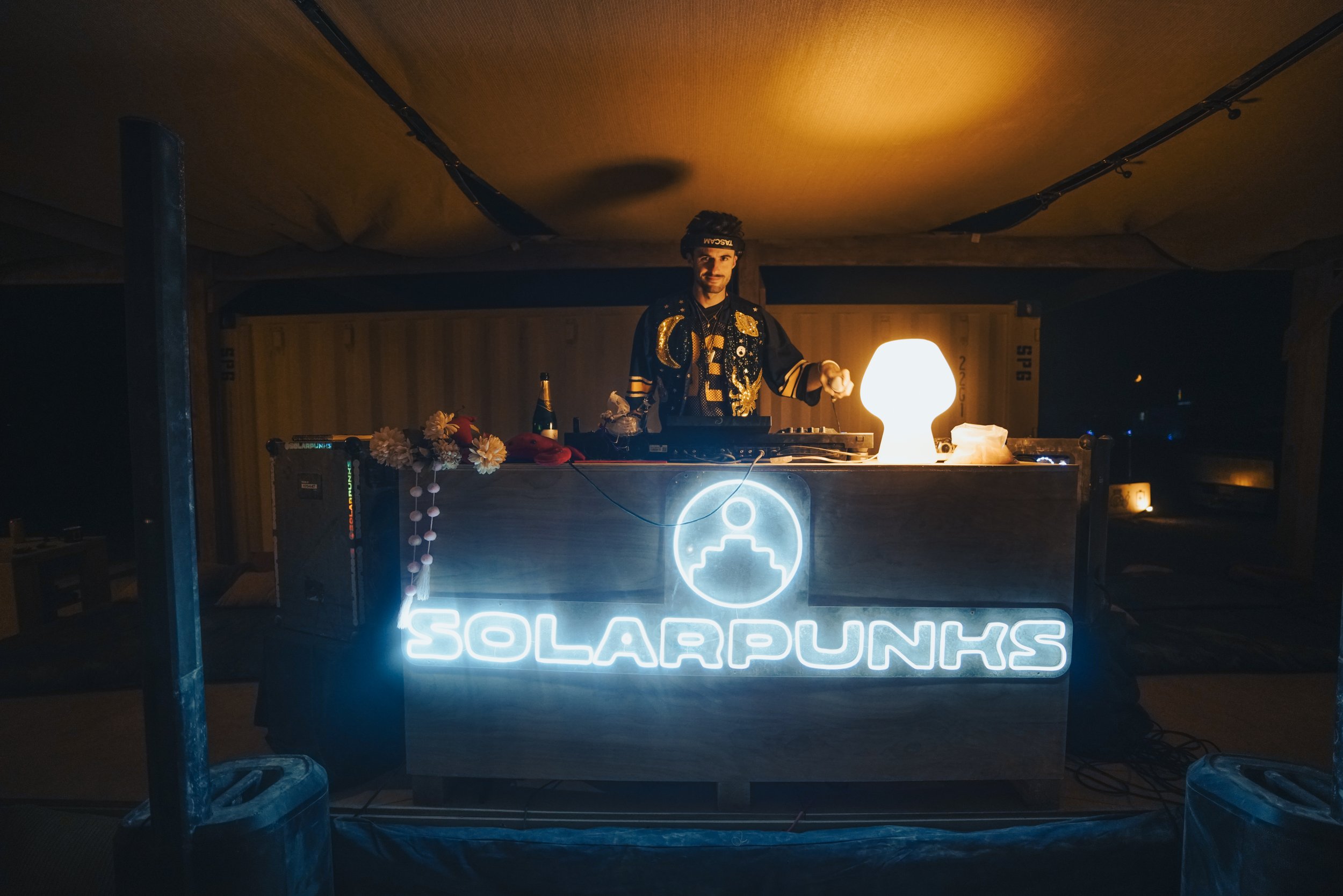 solarpunks burning man solar station