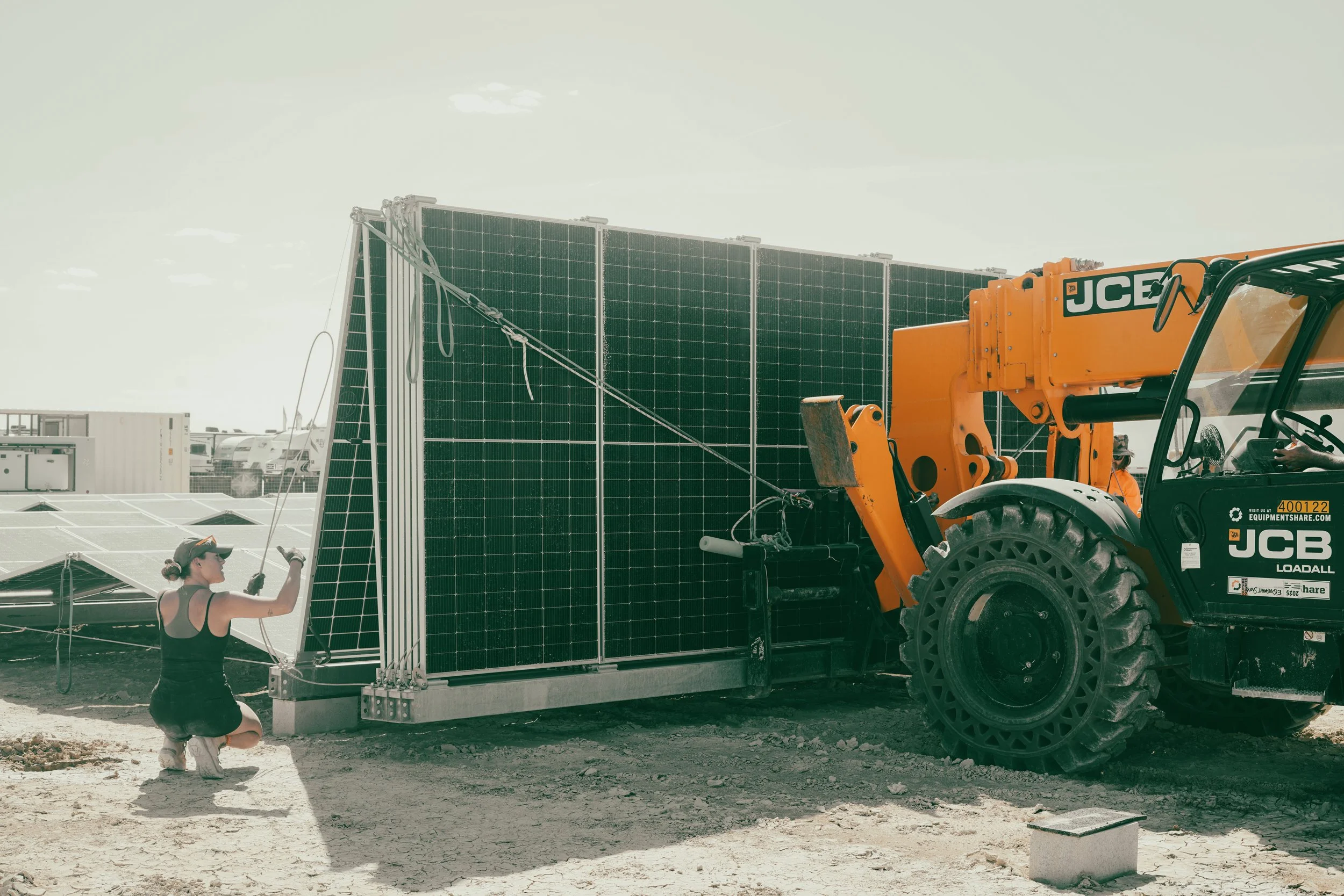 solarpunks solar station 5b burning man