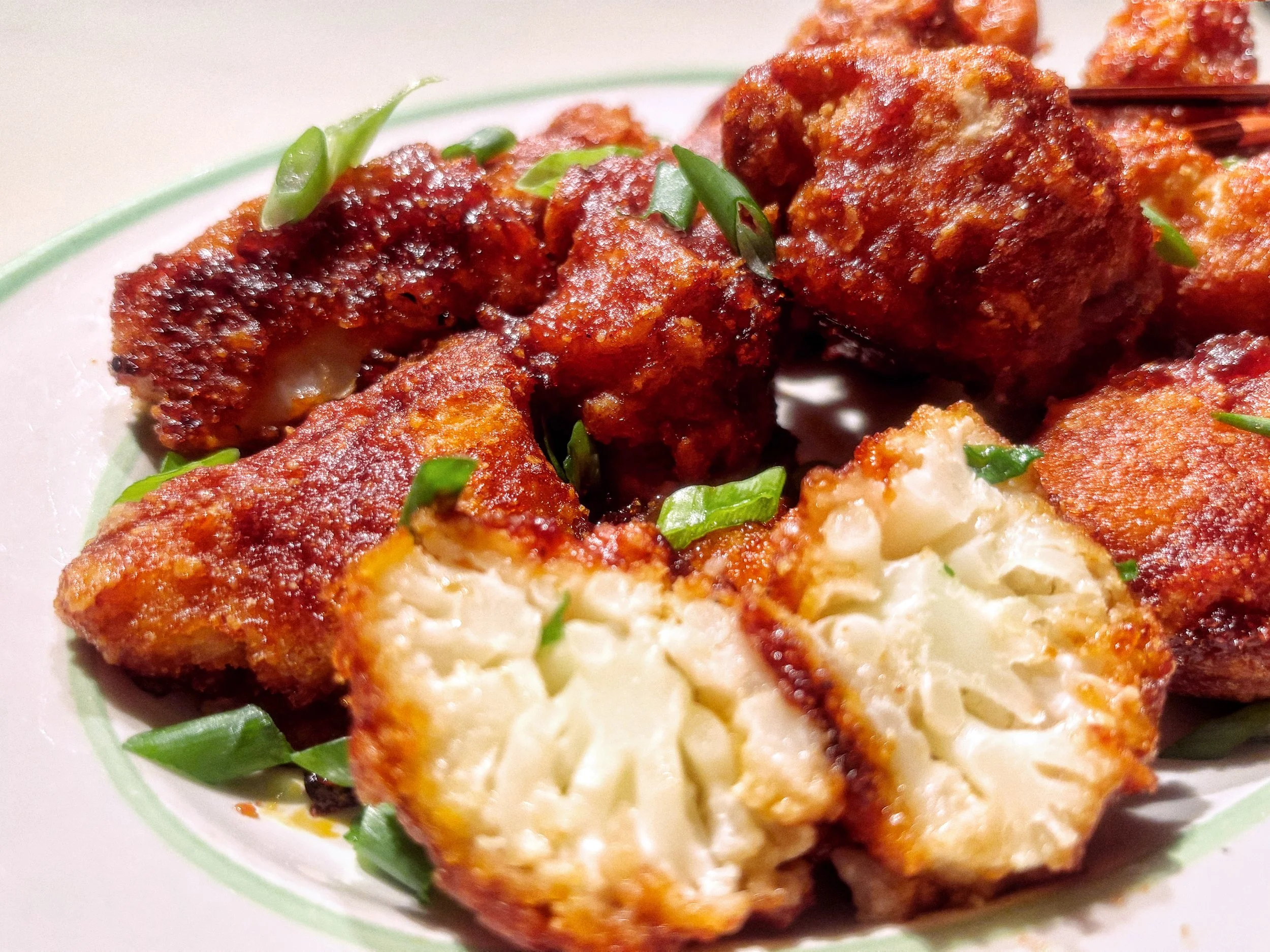 bbq cauliflower vegan gluten free dairy free egg free
