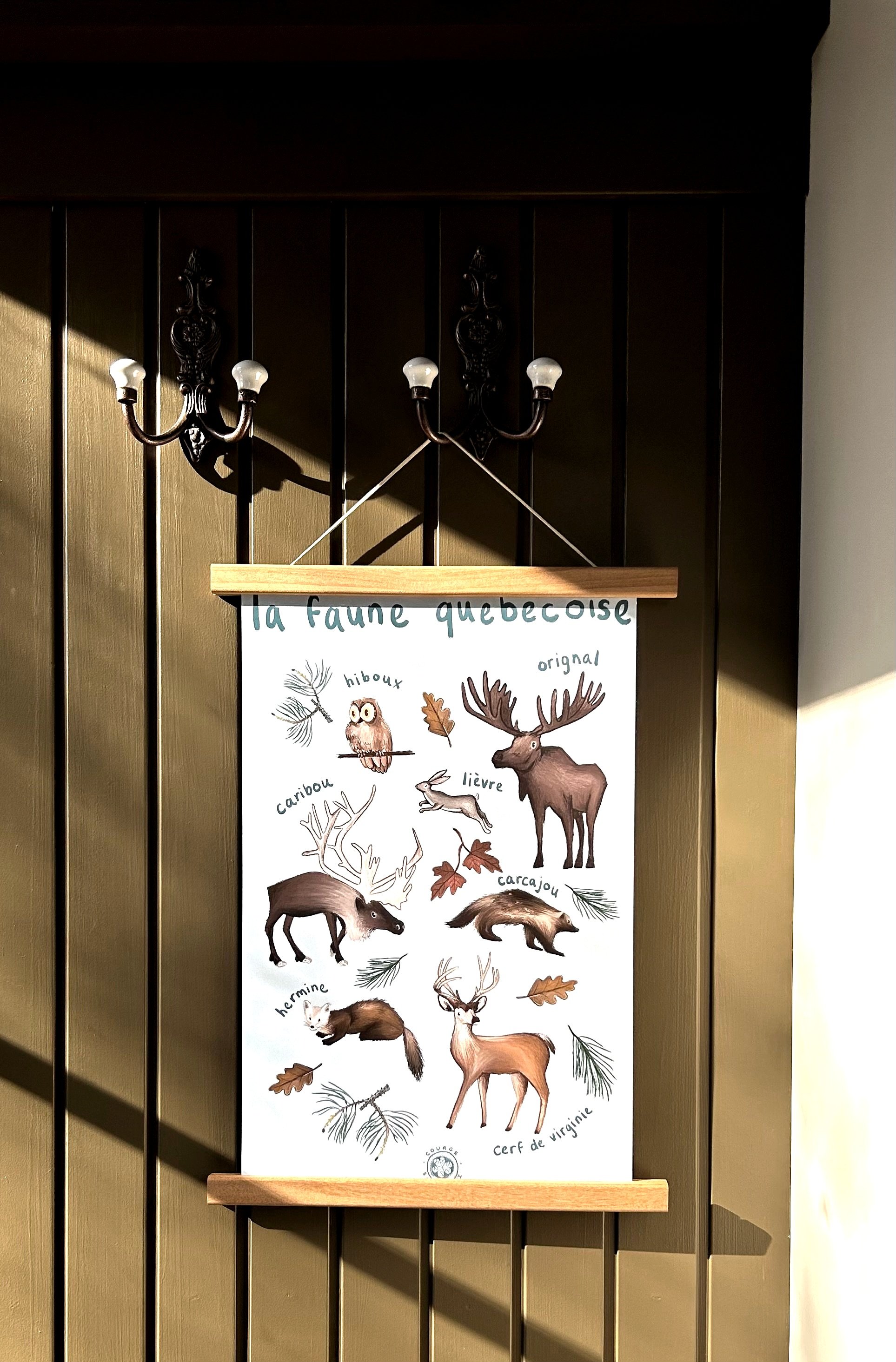 Affiche - La faune québécoise