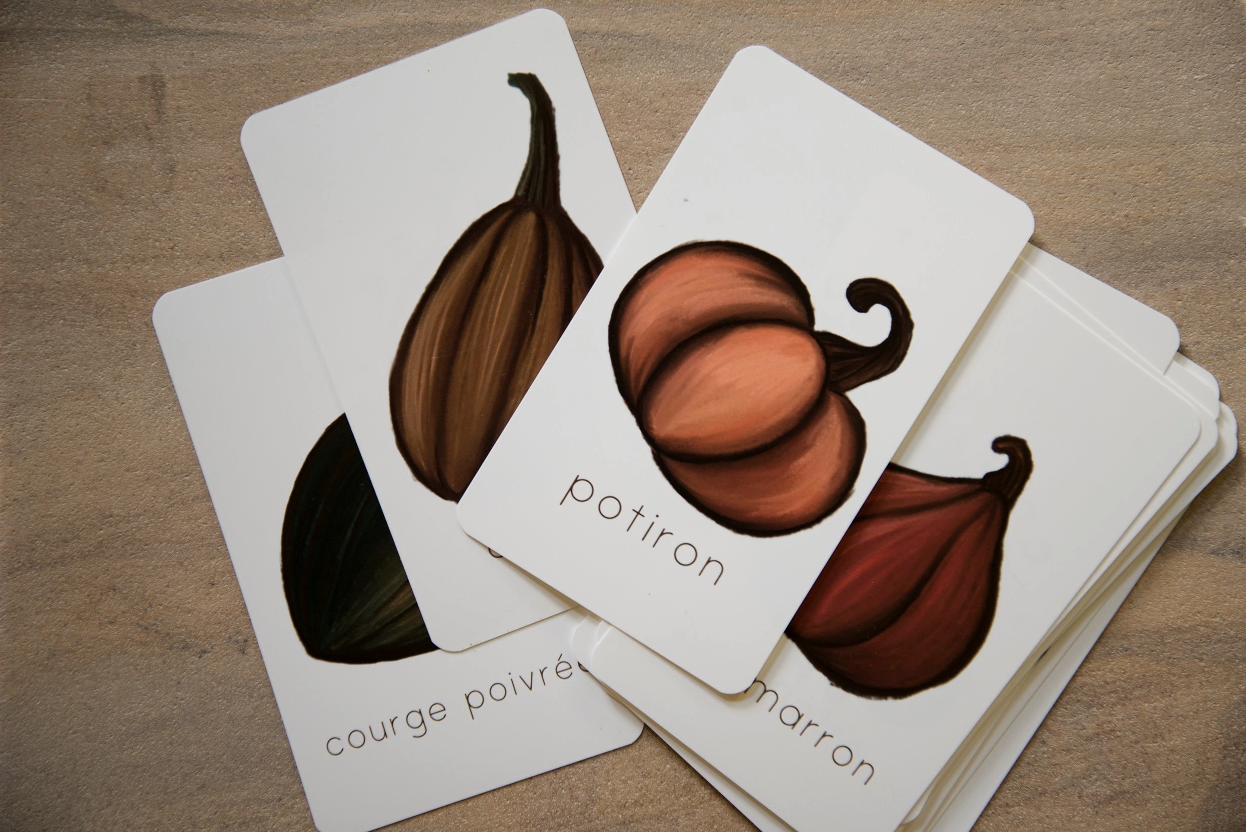 Cartes - Les courges
