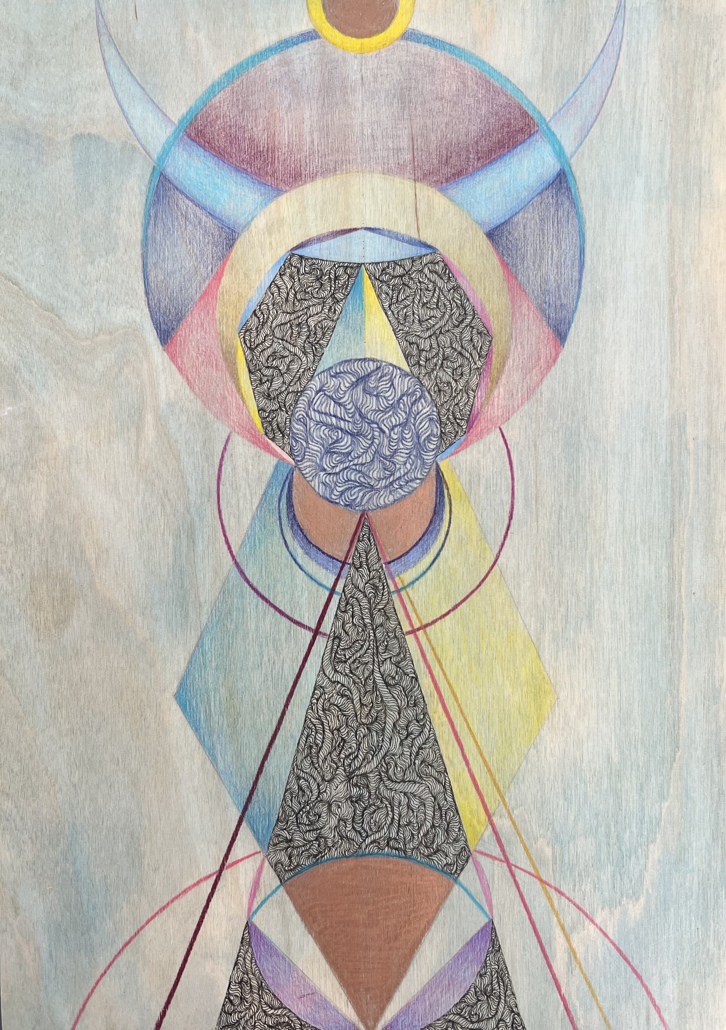 Coloured pencil drawing 008