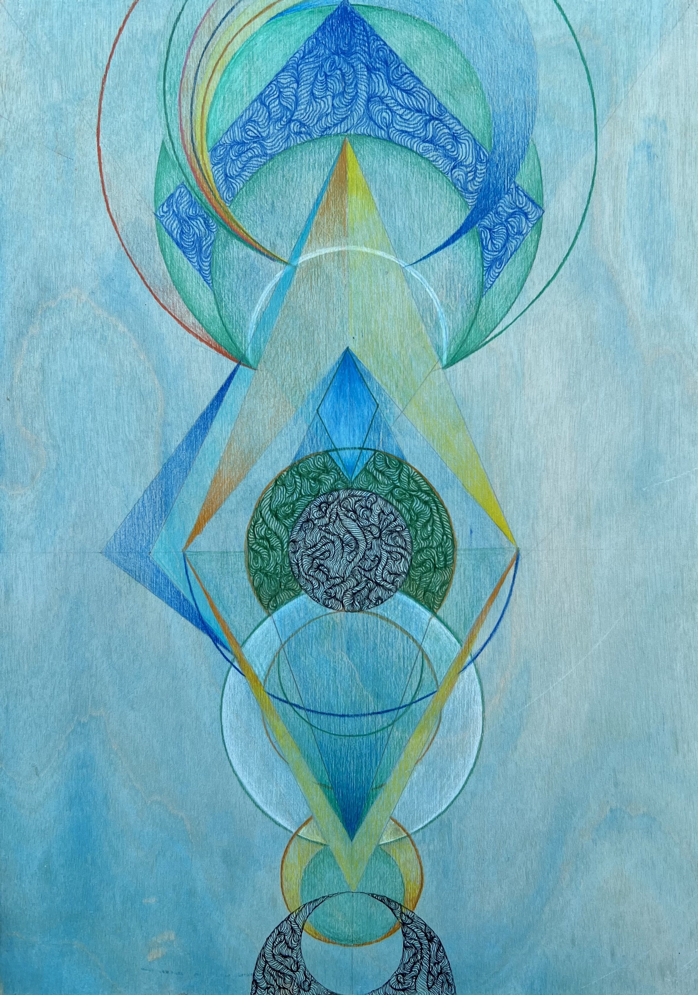 Coloured pencil drawing 018