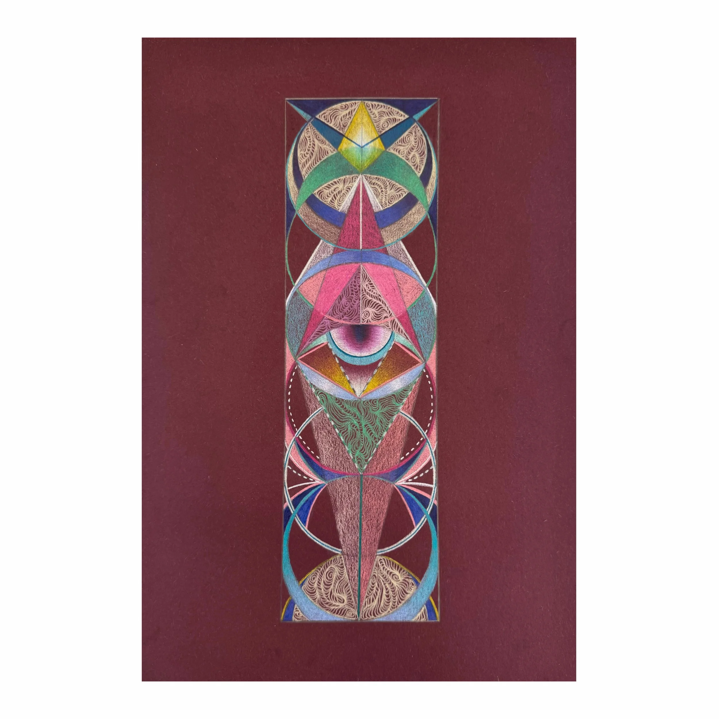 Coloured pencil drawing 035, A6 Fine Art Print