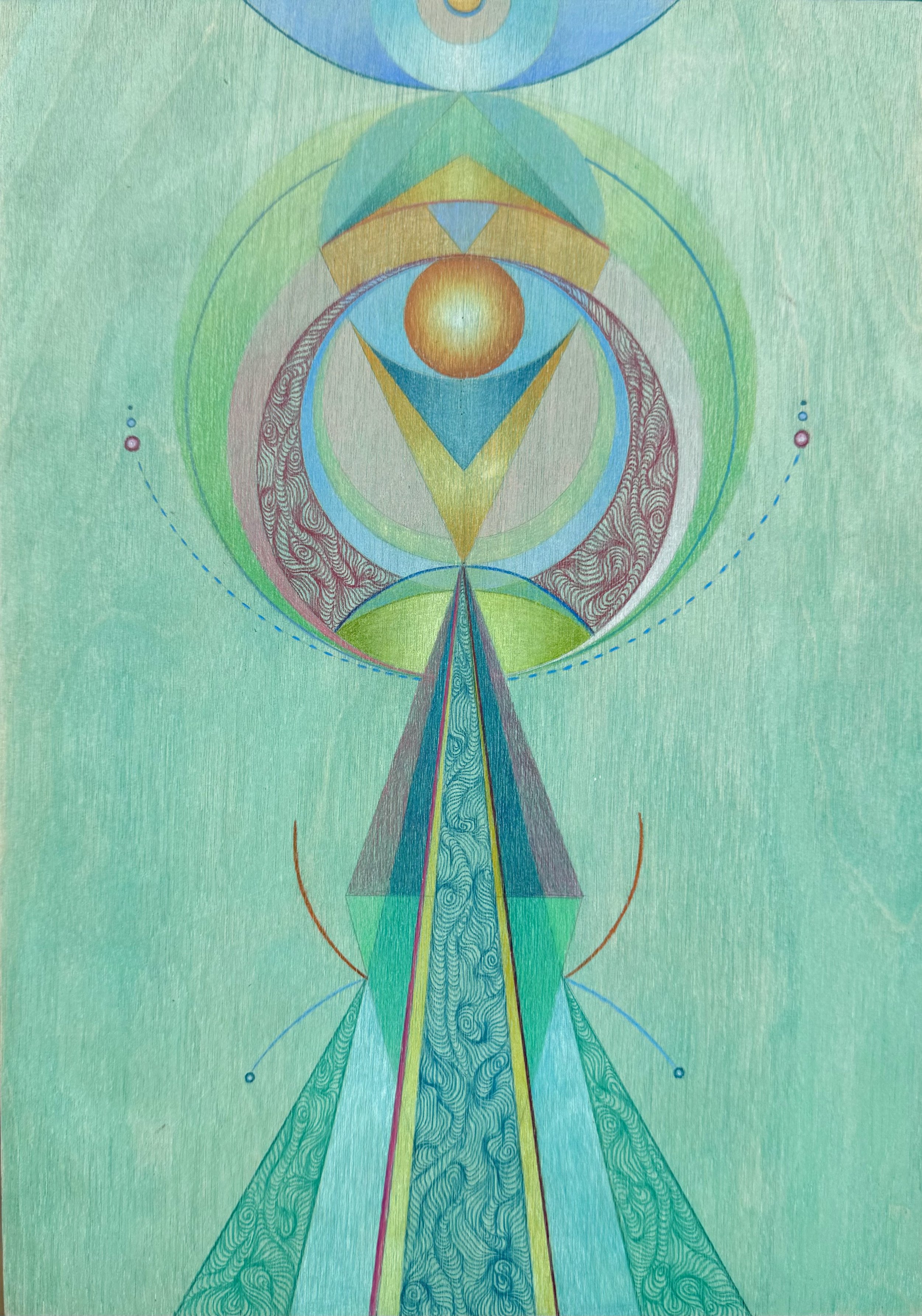 Coloured pencil drawing 034