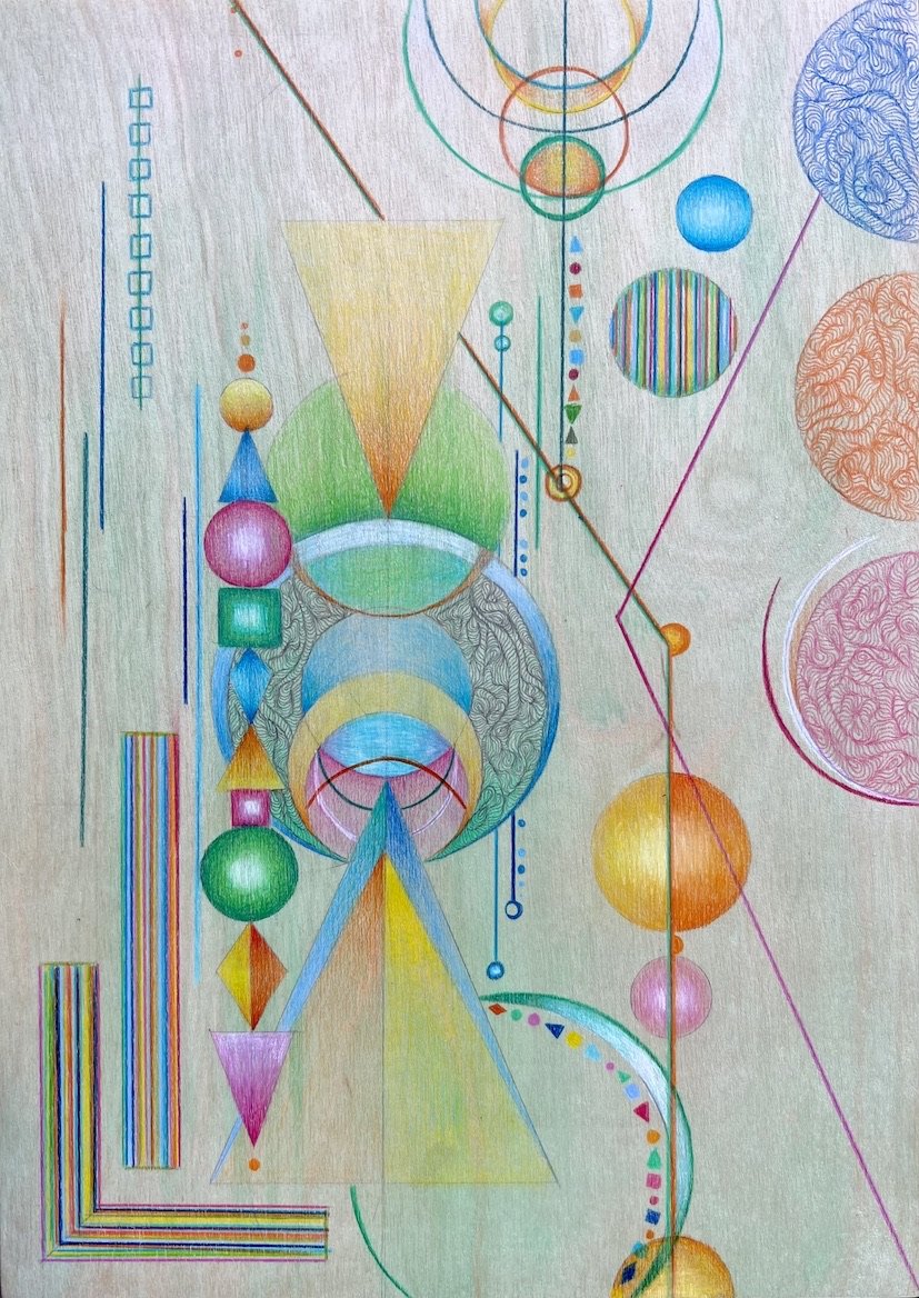 Coloured pencil drawing 025
