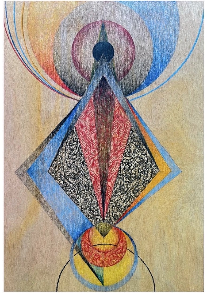 Coloured pencil drawing 017