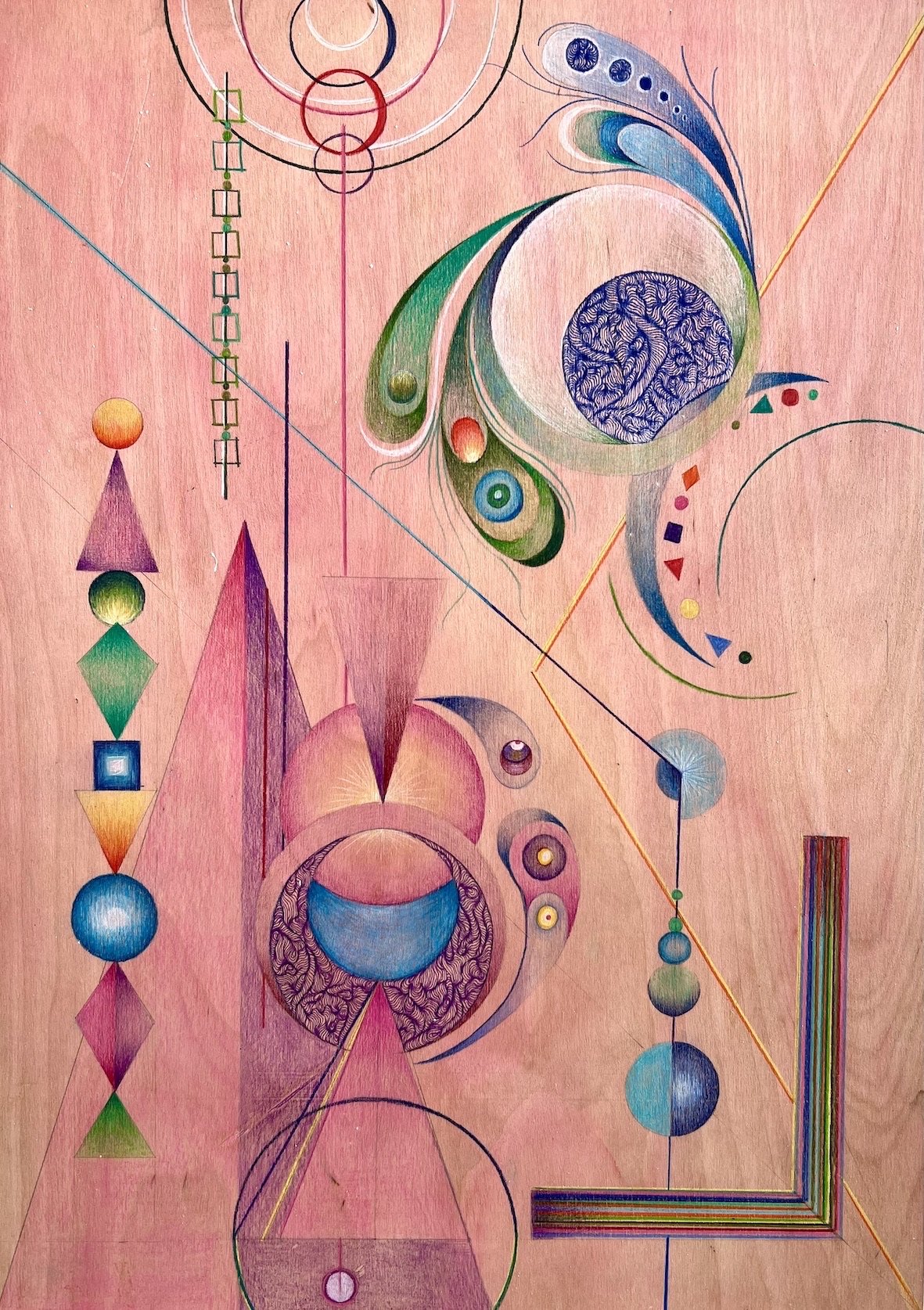 Coloured pencil drawing 019