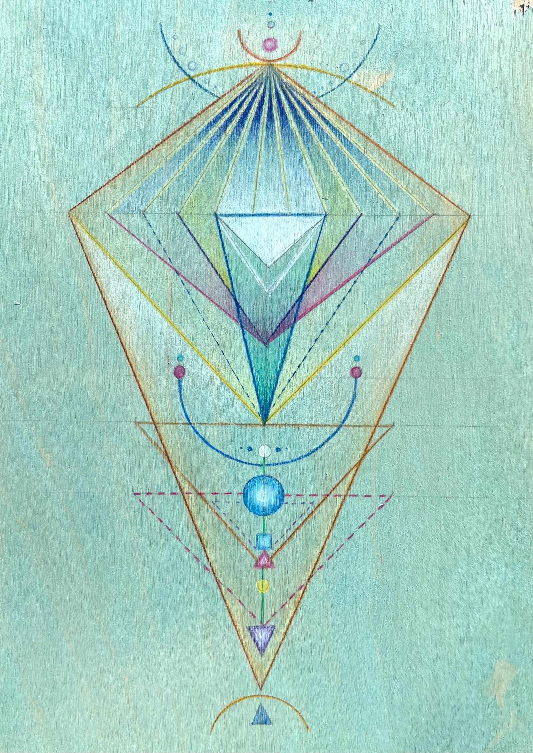 Coloured pencil drawing 028