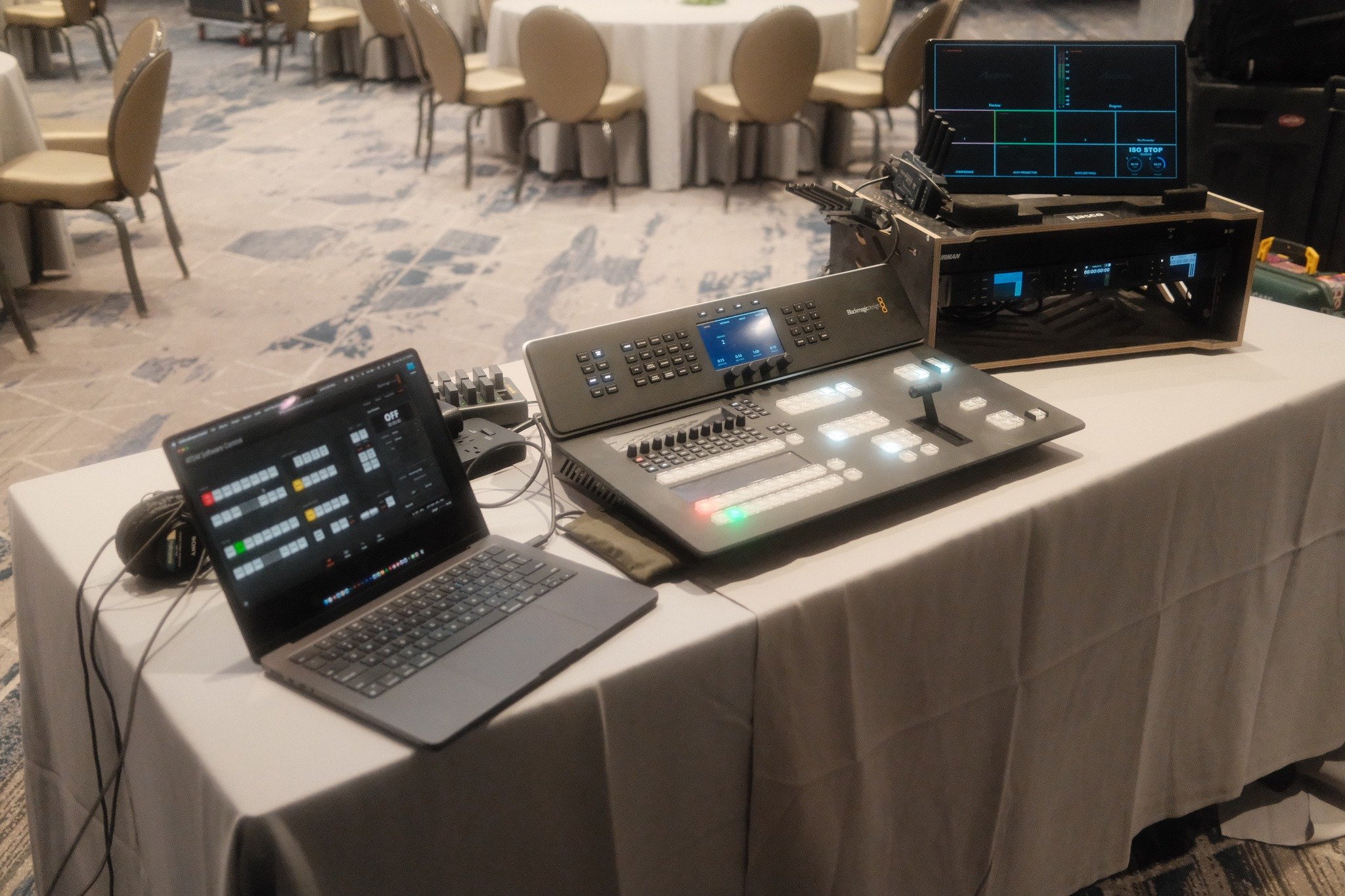 Doing what we love on a Monday morning. How can we help you produce your next event? #worthwhile #media #production