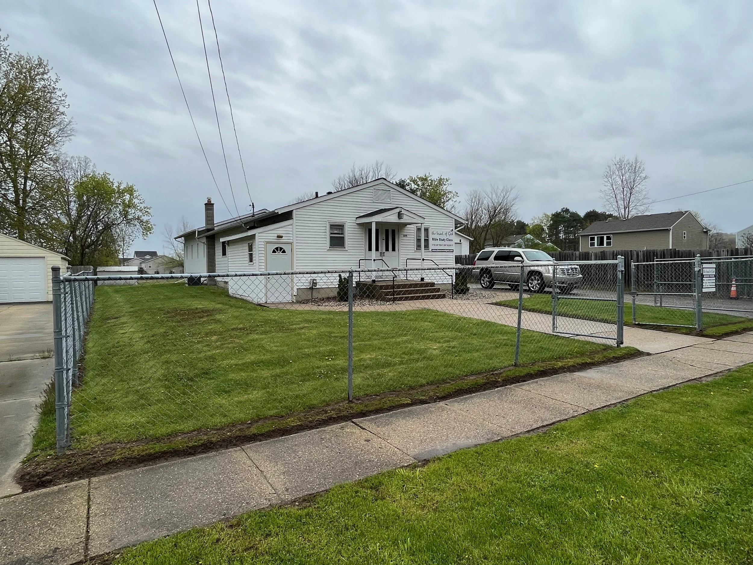 Israel of God church for sale in Kalamazoo, MI.  Exterior photo