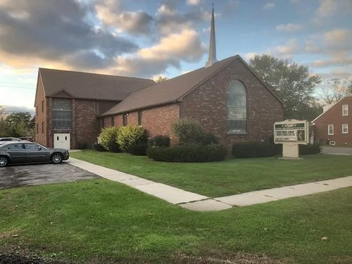 Calvary Baptist Church for sale in Monroe MI.  Exterior photo of 790 Patterson.
