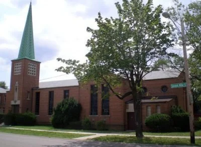 Mt. Hope United Methodist Church for sale at 15400 E 7 Mile Rd, Detroit MI.  Exterior photo