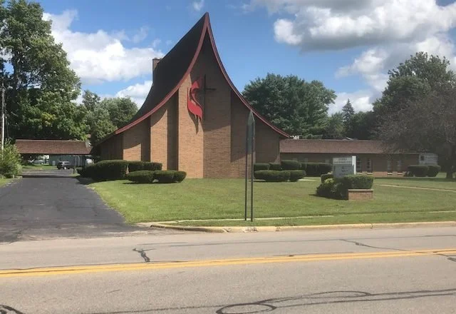 Litchfield United Methodist Church for sale at 160 Marshall St, Litchfield MI.  Exterior photo.