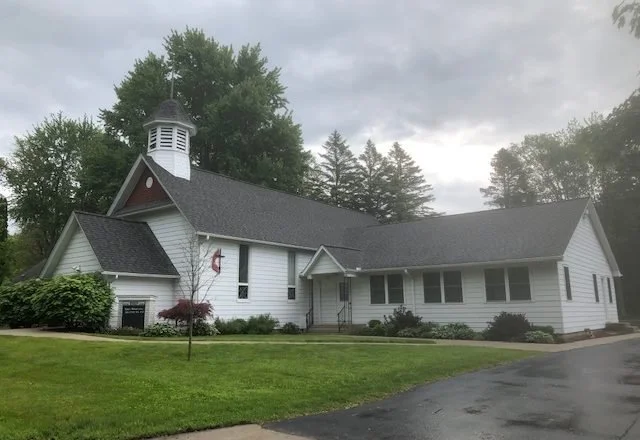 Mapleton United Methodist Church for sale at 4606 Bailey Bridge Rd, Freeland MI.  Exterior photo.