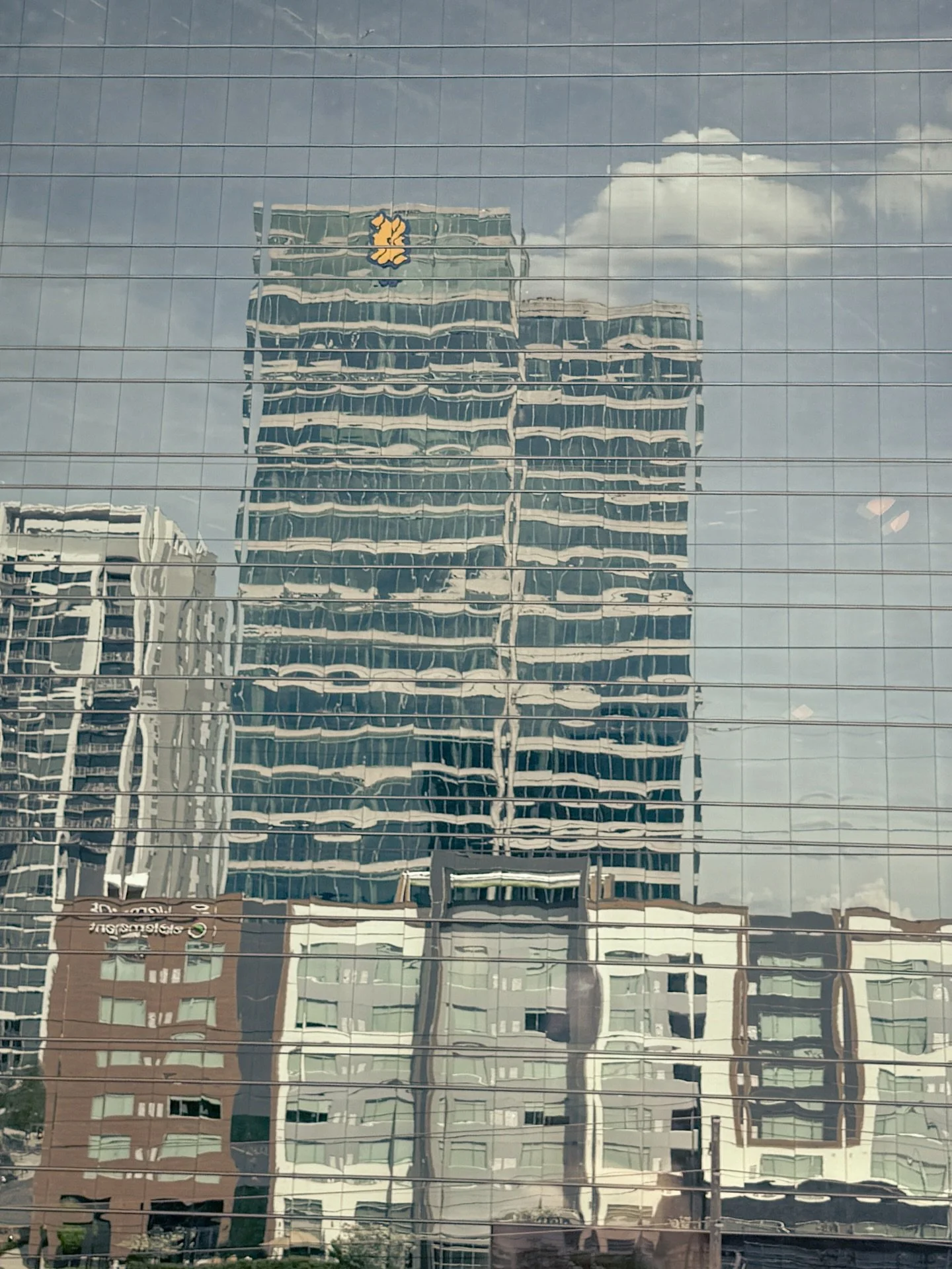 Something magical about city light and reflections&hellip;