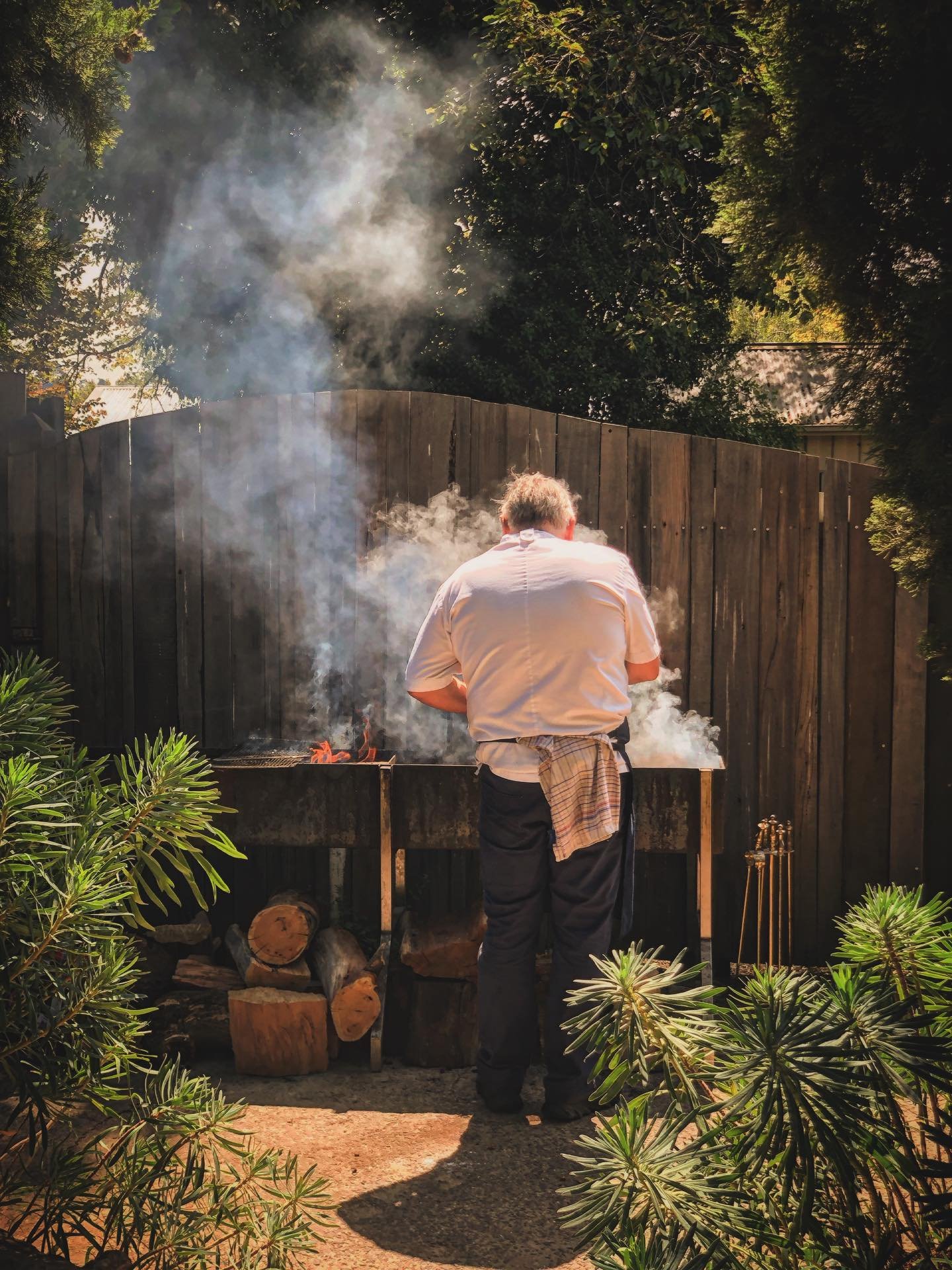 A few shots from the Parrilla last Sunday..

Chunky Chulet&oacute;n cooked over charcoal by @frankcamorra in the courtyard.

Join us this week for a few exciting menu changes, new Spanish dishes and some new wines on the list.

BODEGA SIERRA with @fr